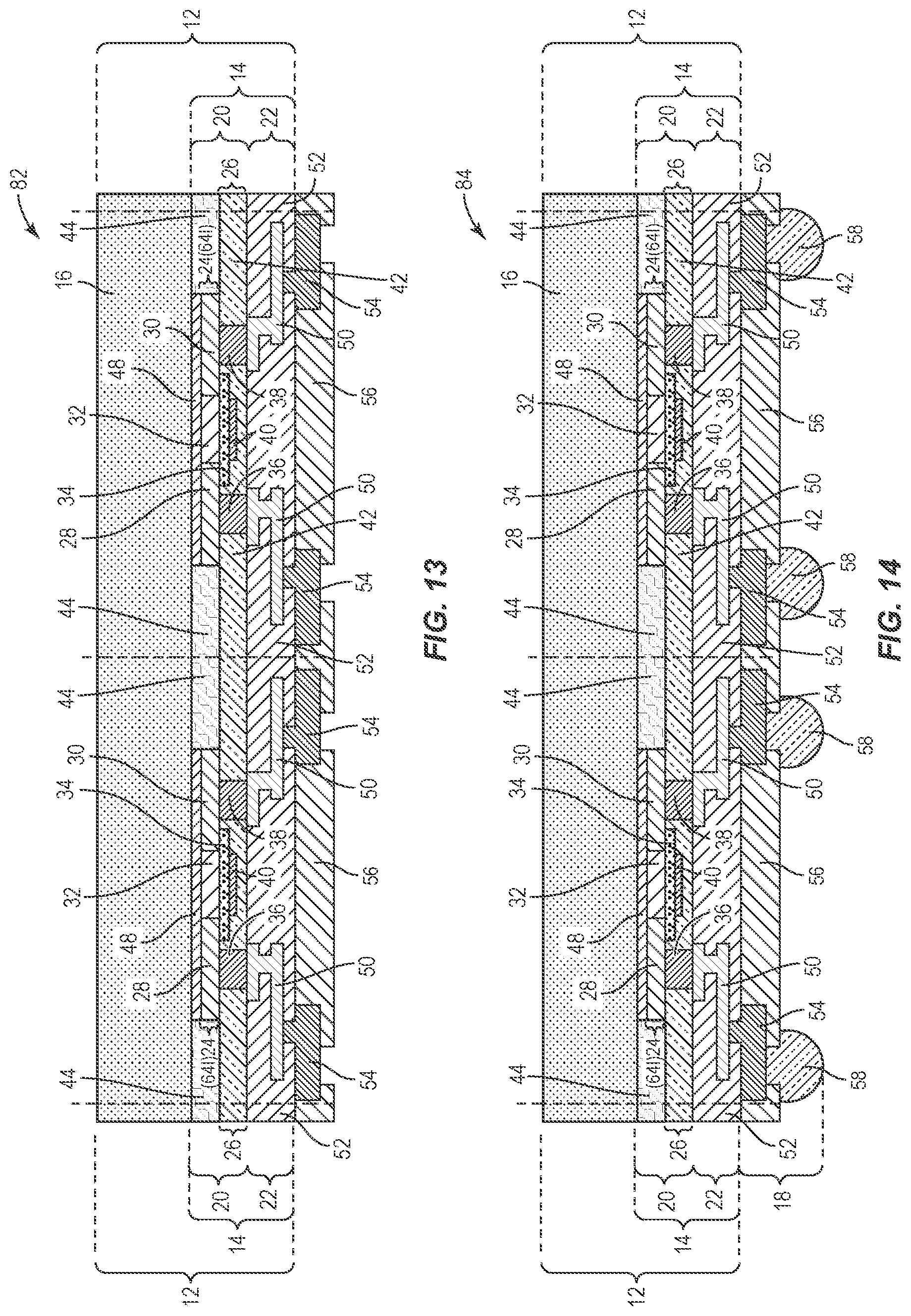 Patent US12112999 Figure 8 – RF devices with enhanced performance and methods of forming the same