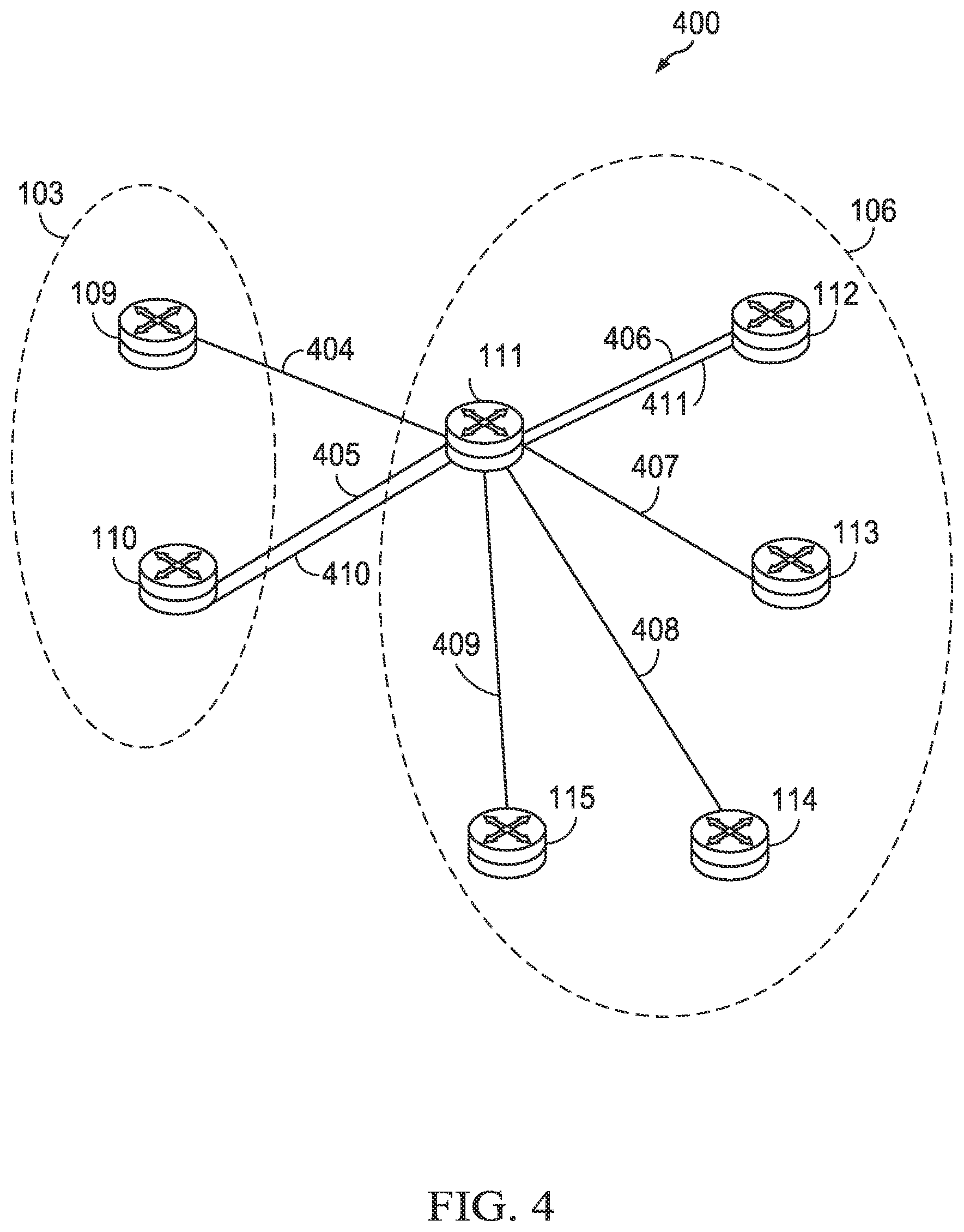 Patent US12120015 Figure 4 – System and method for implementing controller border gateway protocol (cBGP)