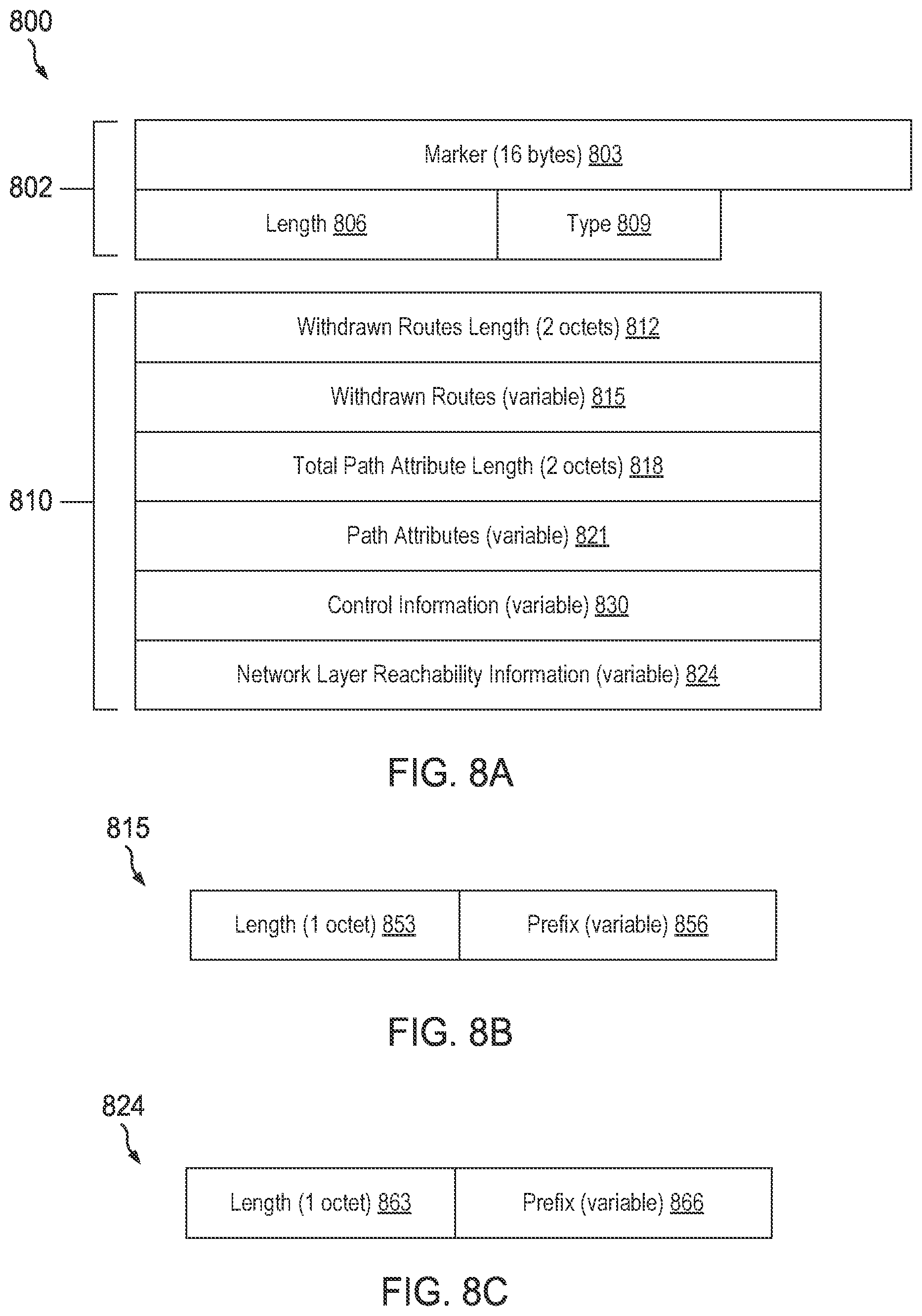 Patent US12120015 Figure 8 – System and method for implementing controller border gateway protocol (cBGP)