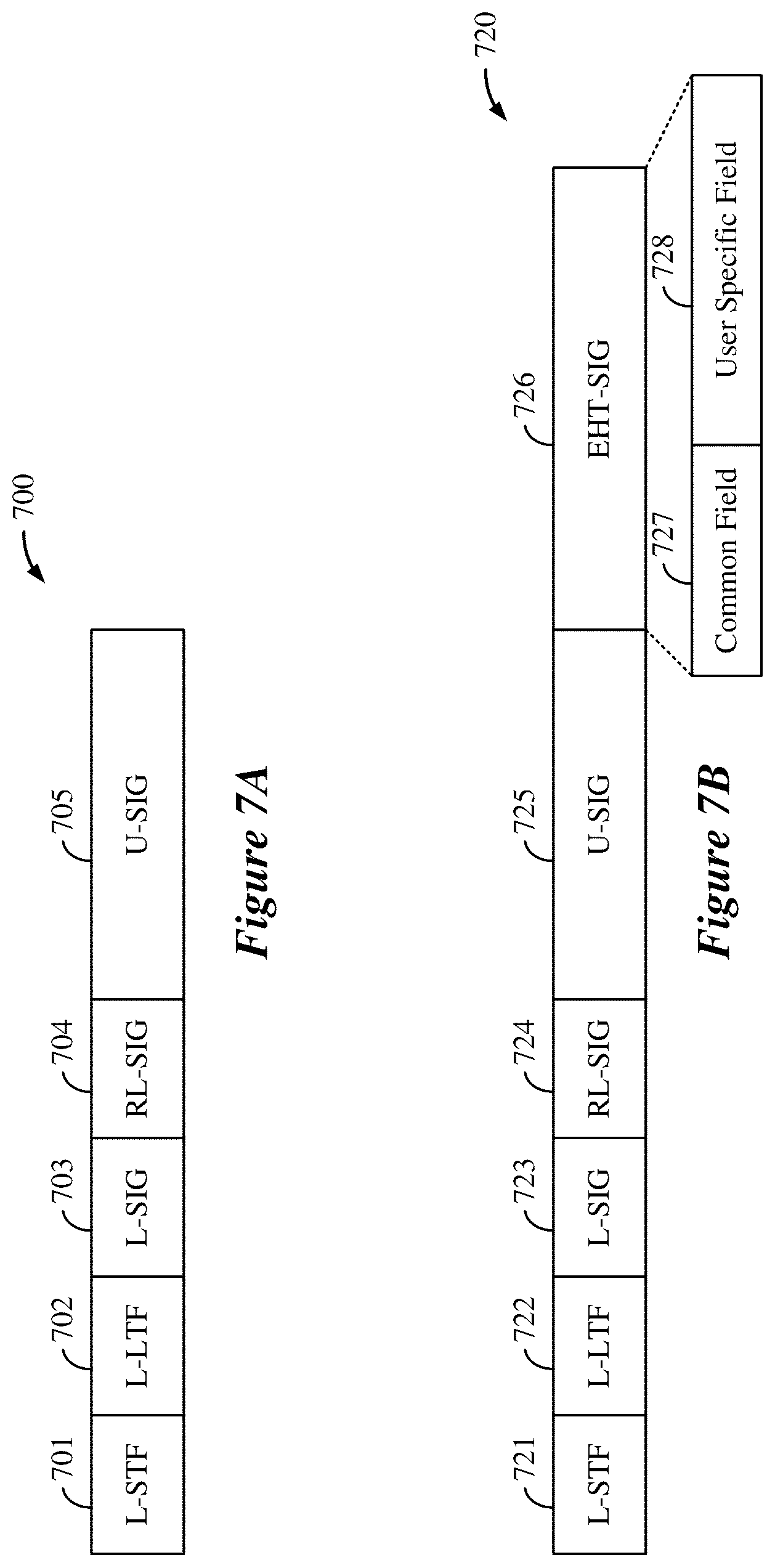 Patent US12120025 Figure 7 – Physical layer preamble design