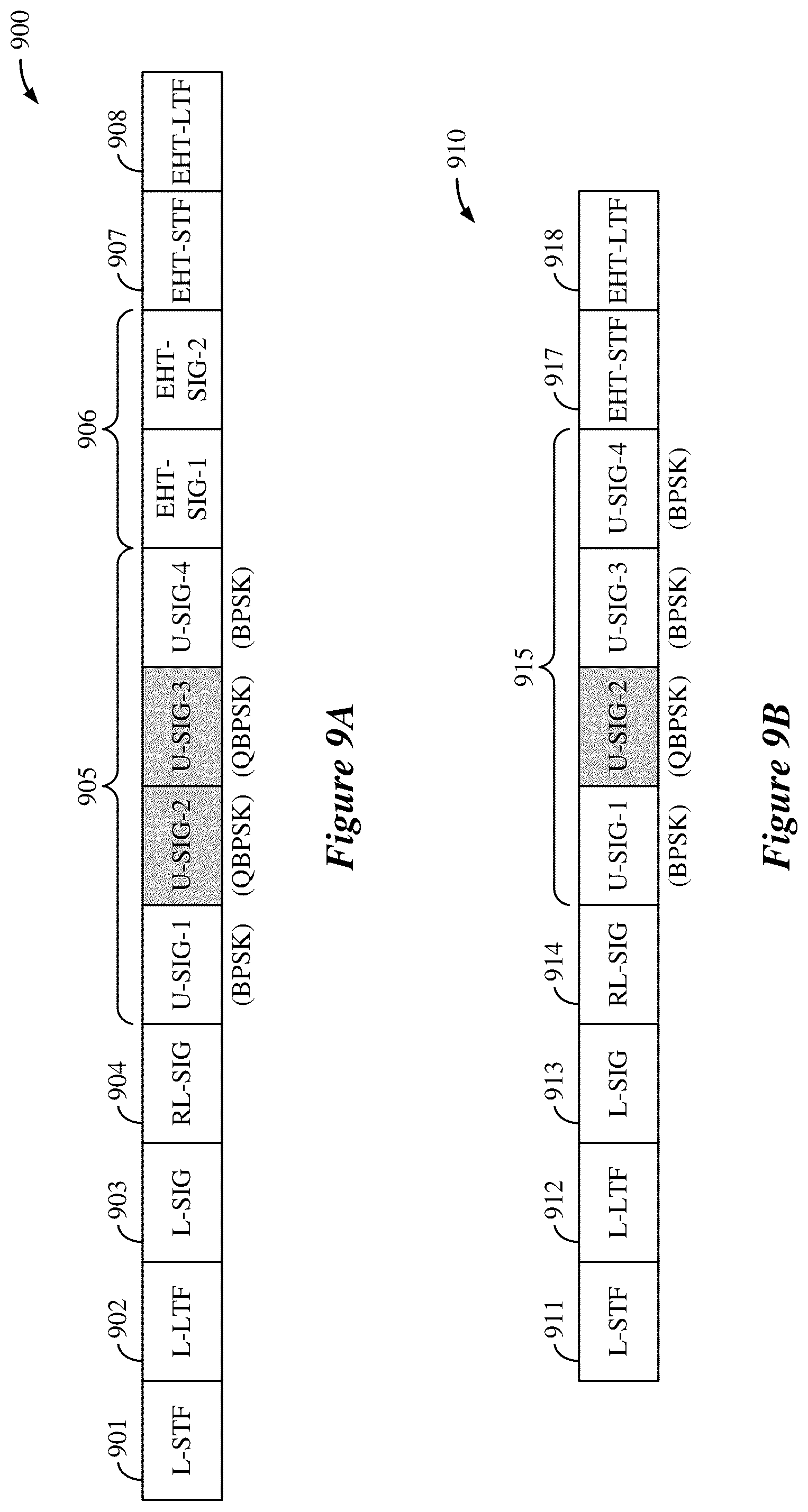 Patent US12120025 Figure 9 – Physical layer preamble design