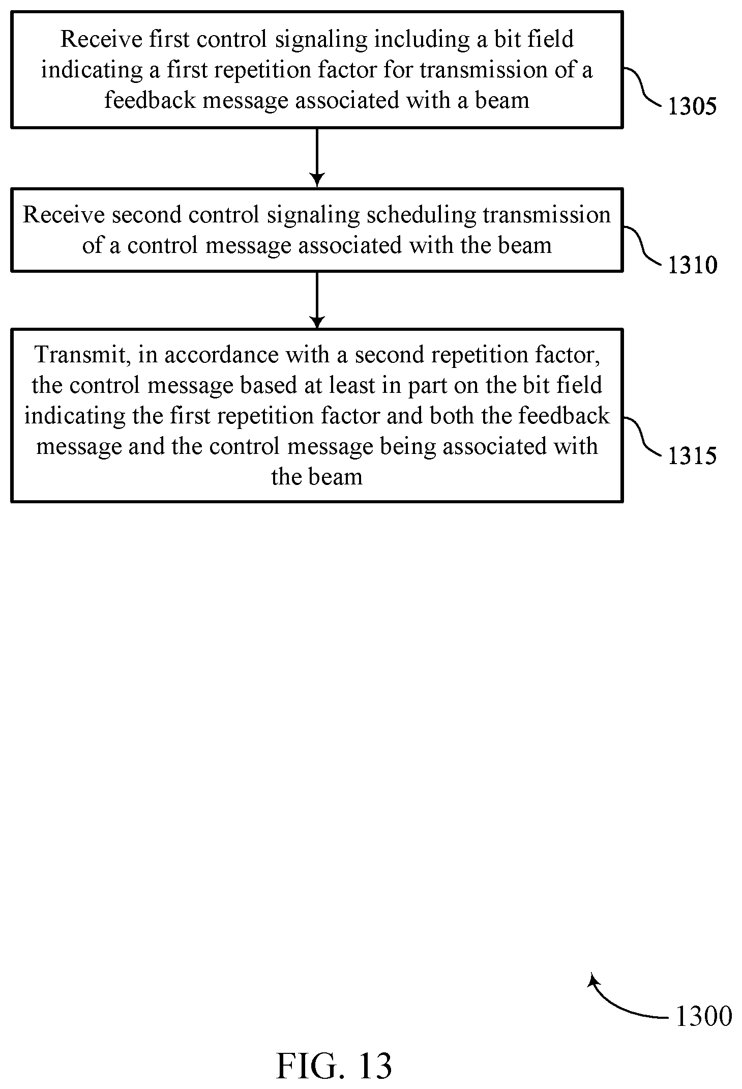 Patent US12120045 Figure 13 – Techniques for dynamically applying a repetition factor for a beam