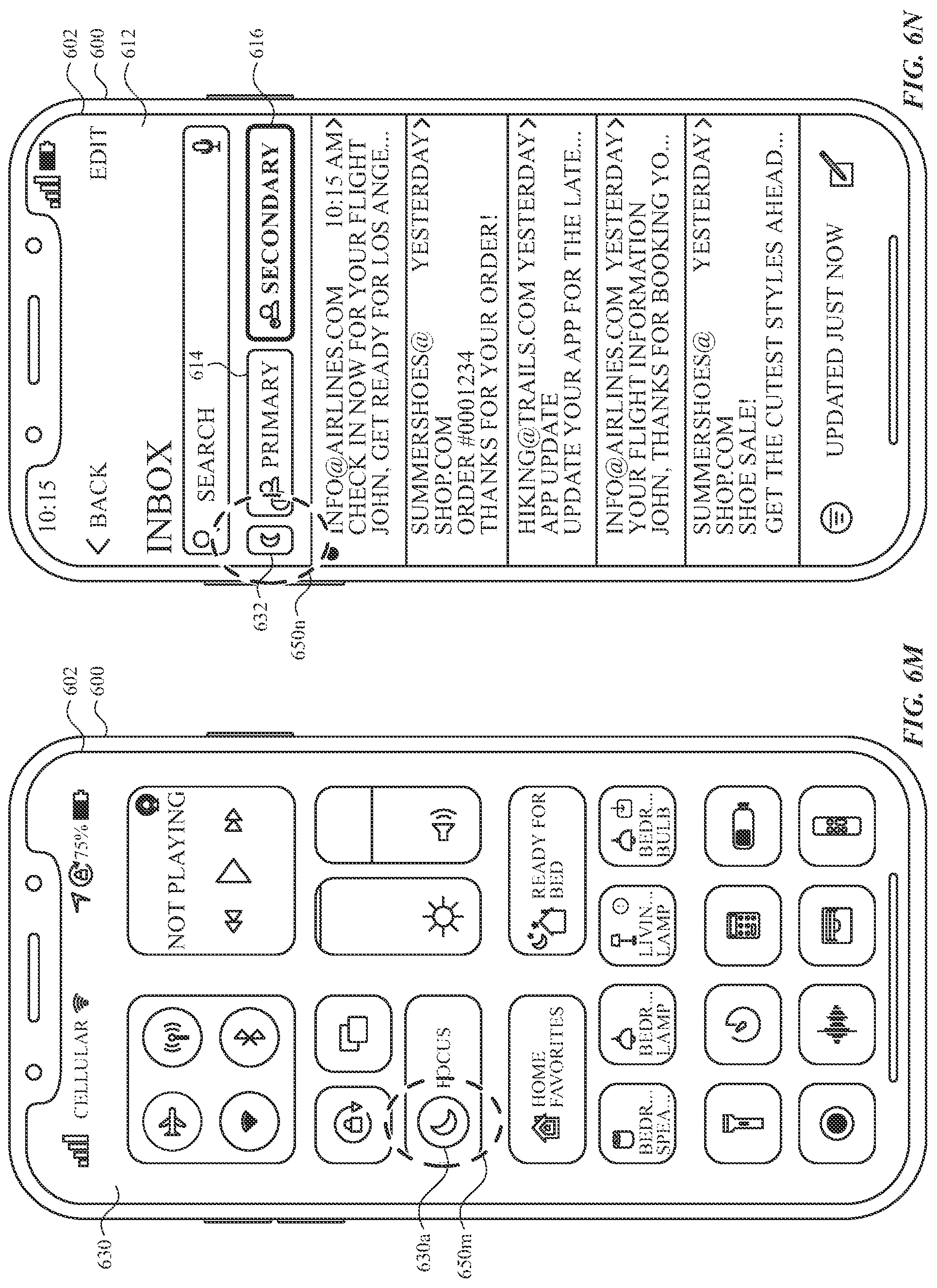 Patent US12120082 Figure 15 – User interfaces for managing messages