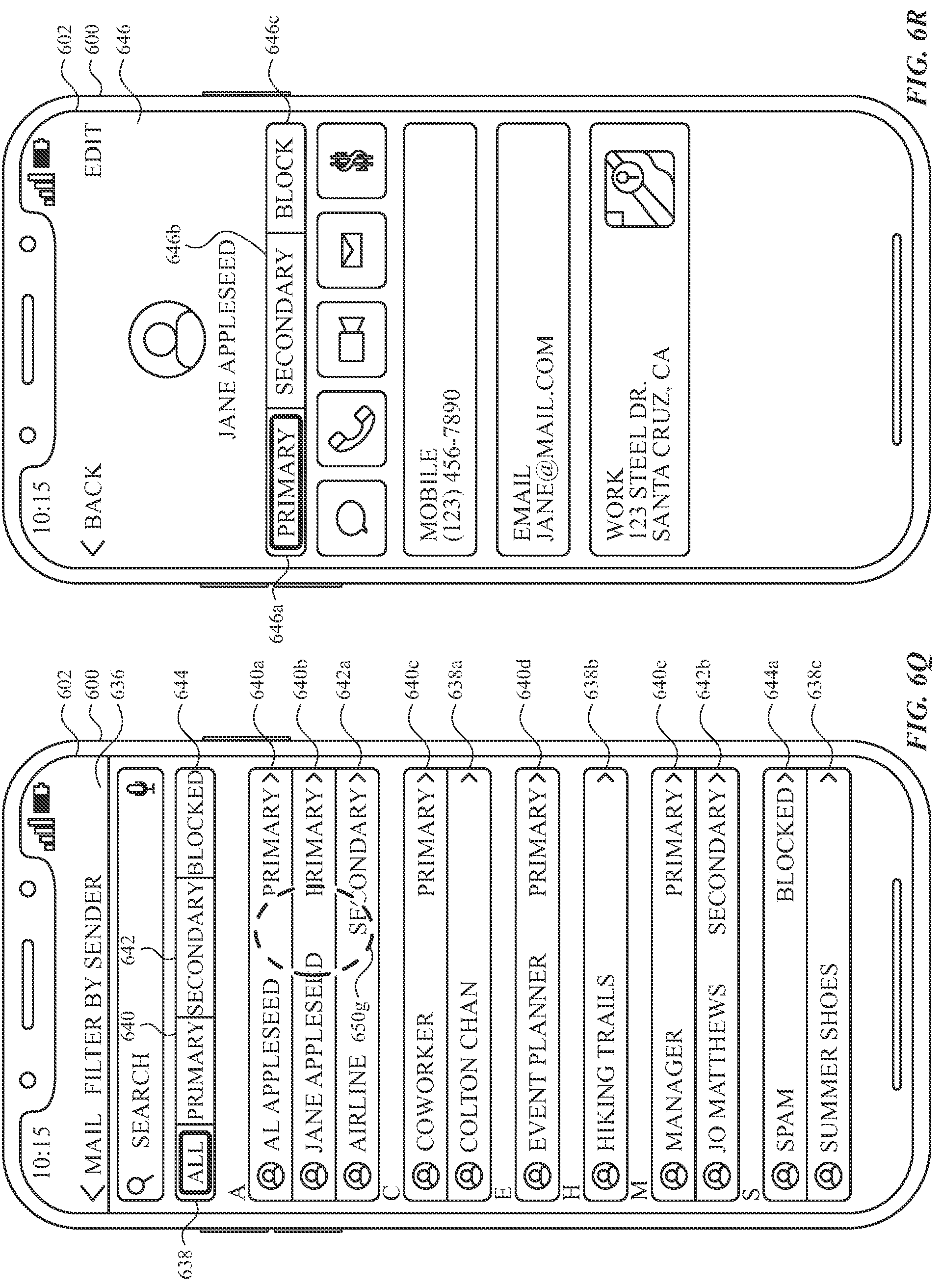 Patent US12120082 Figure 17 – User interfaces for managing messages