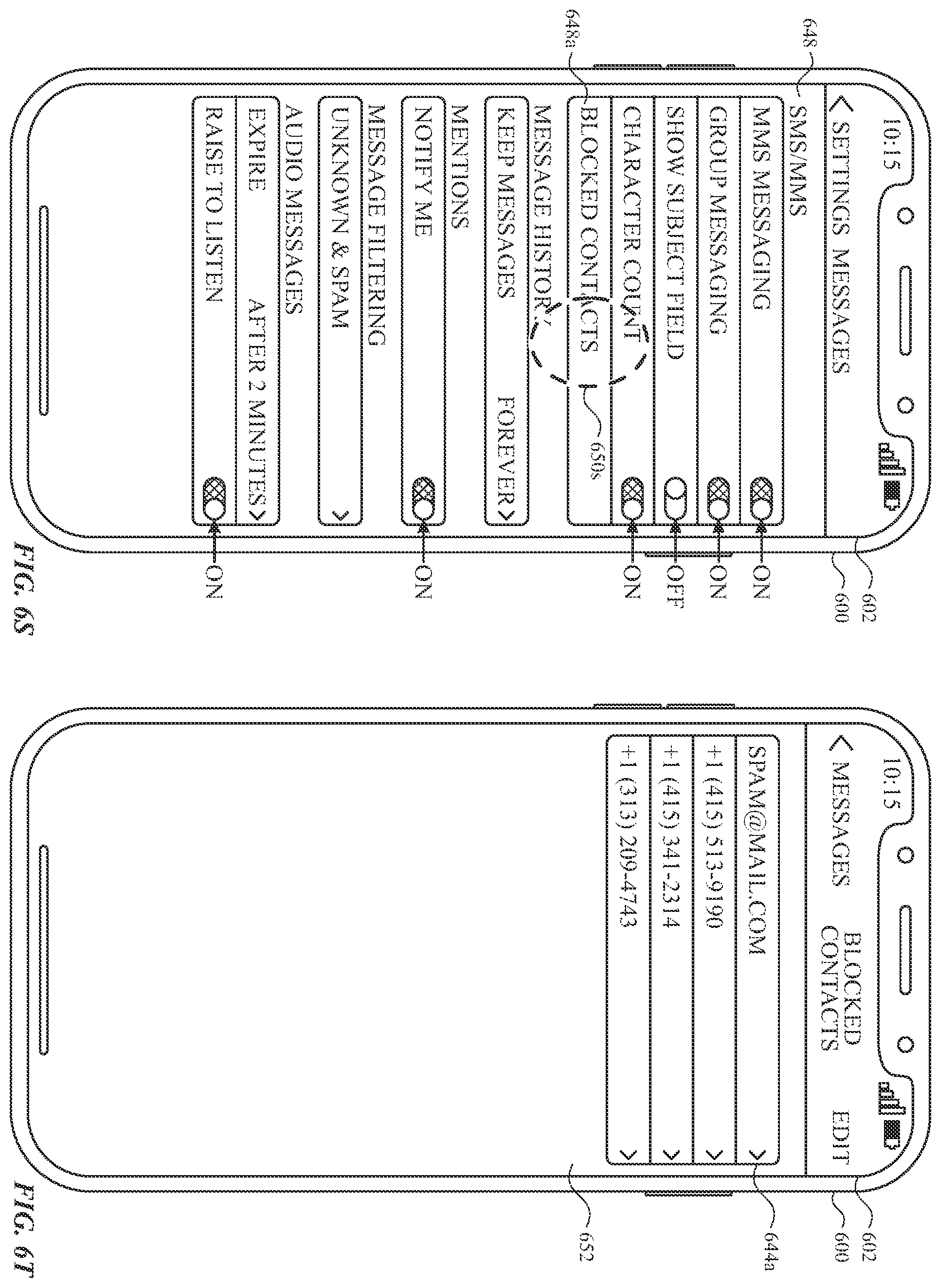 Patent US12120082 Figure 18 – User interfaces for managing messages