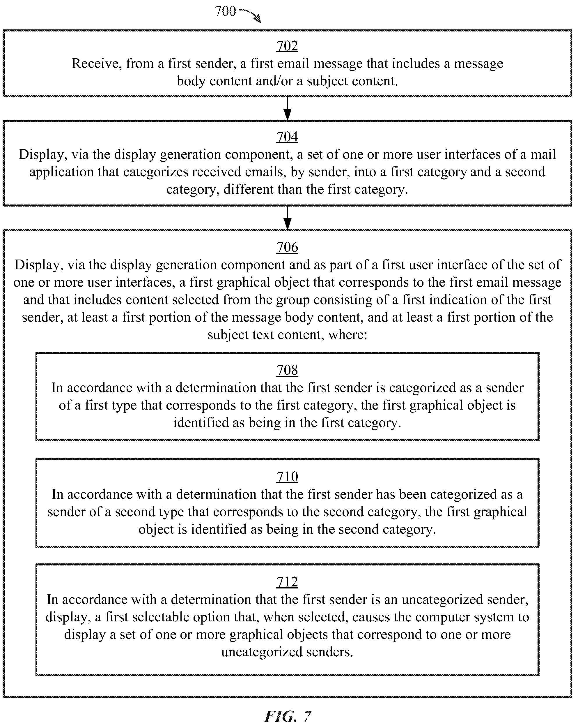 Patent US12120082 Figure 19 – User interfaces for managing messages