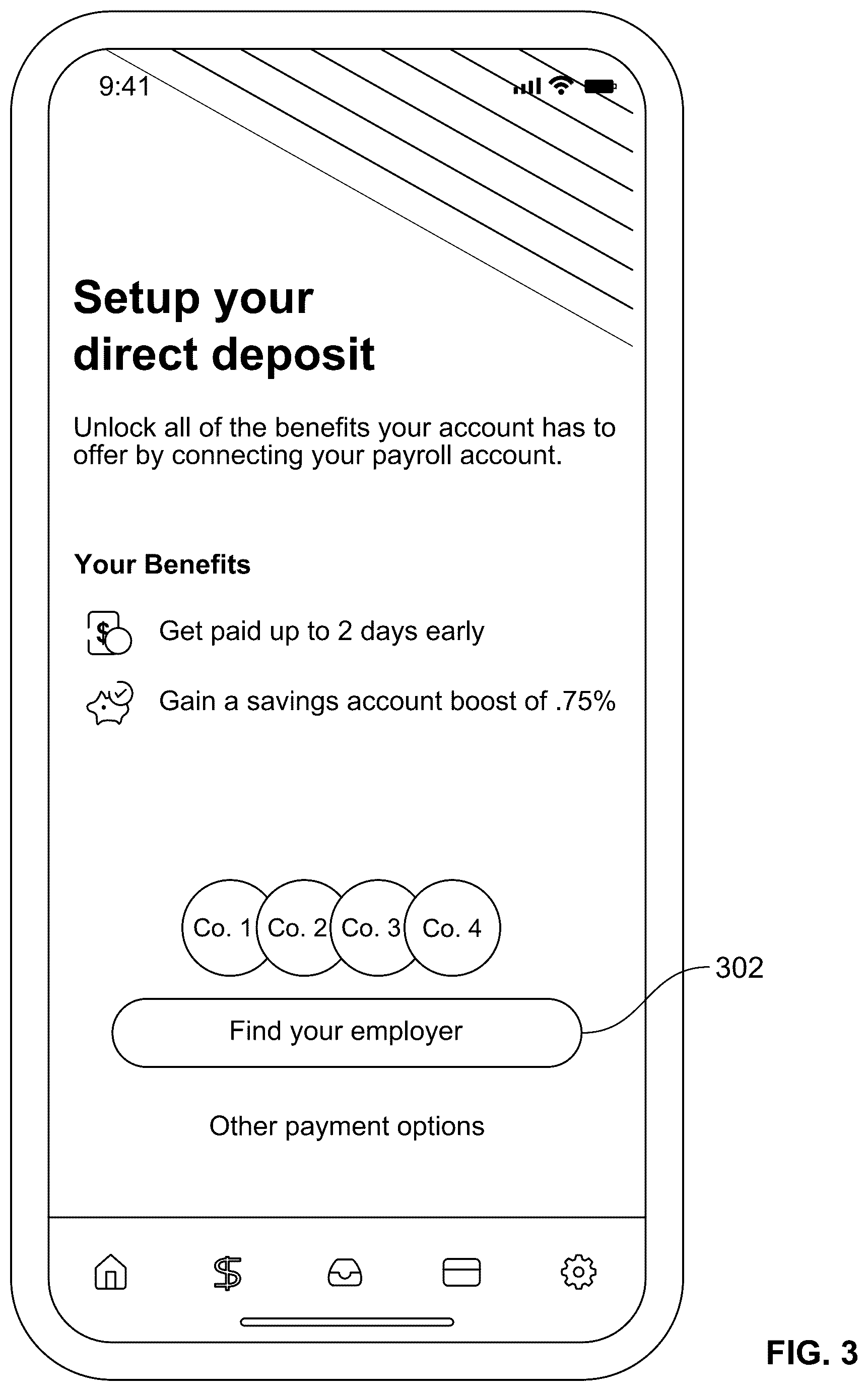 Patent US12120118 Figure 3 – Securely communicating data between an application associated with an entity and a third-party system
