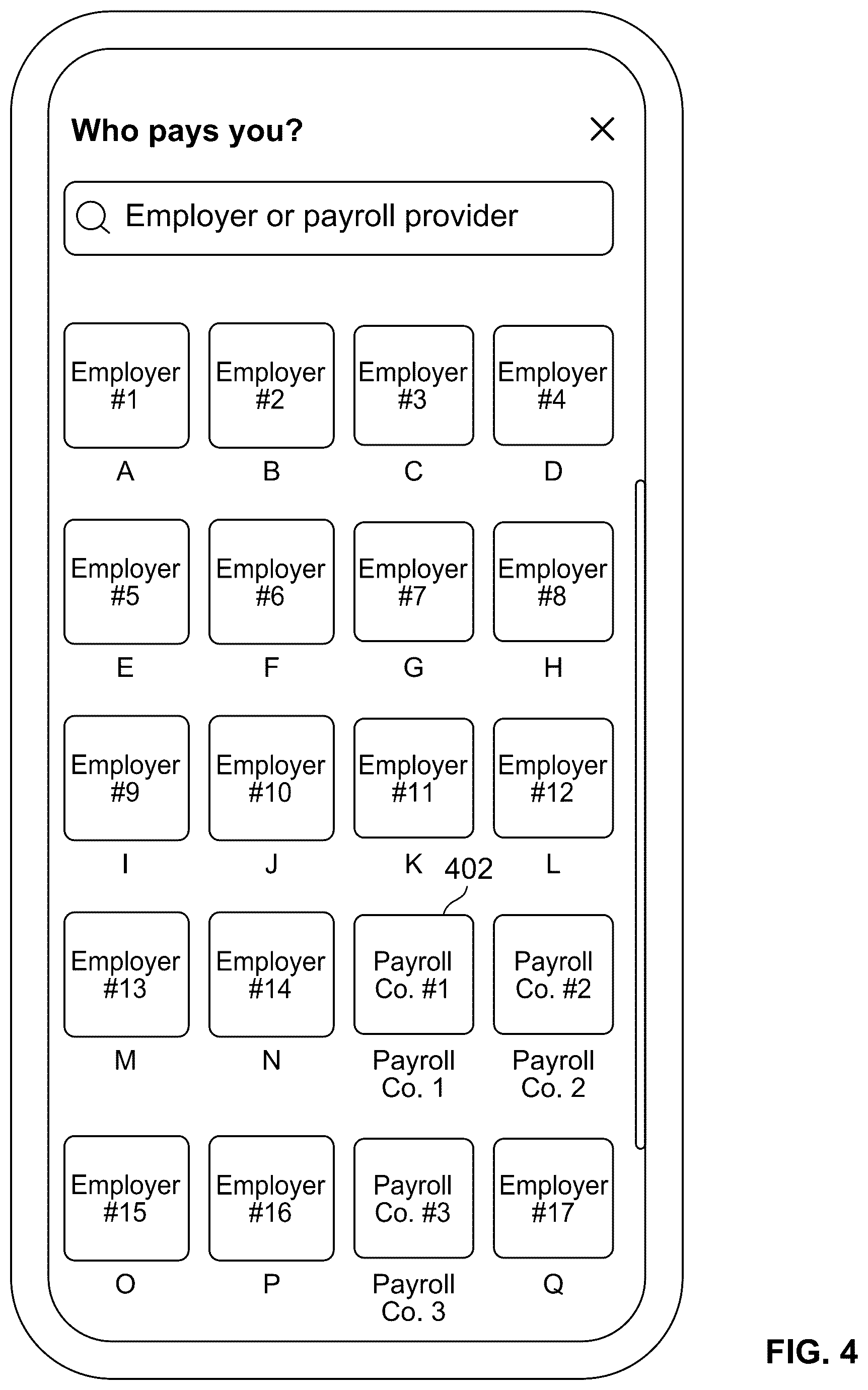 Patent US12120118 Figure 4 – Securely communicating data between an application associated with an entity and a third-party system