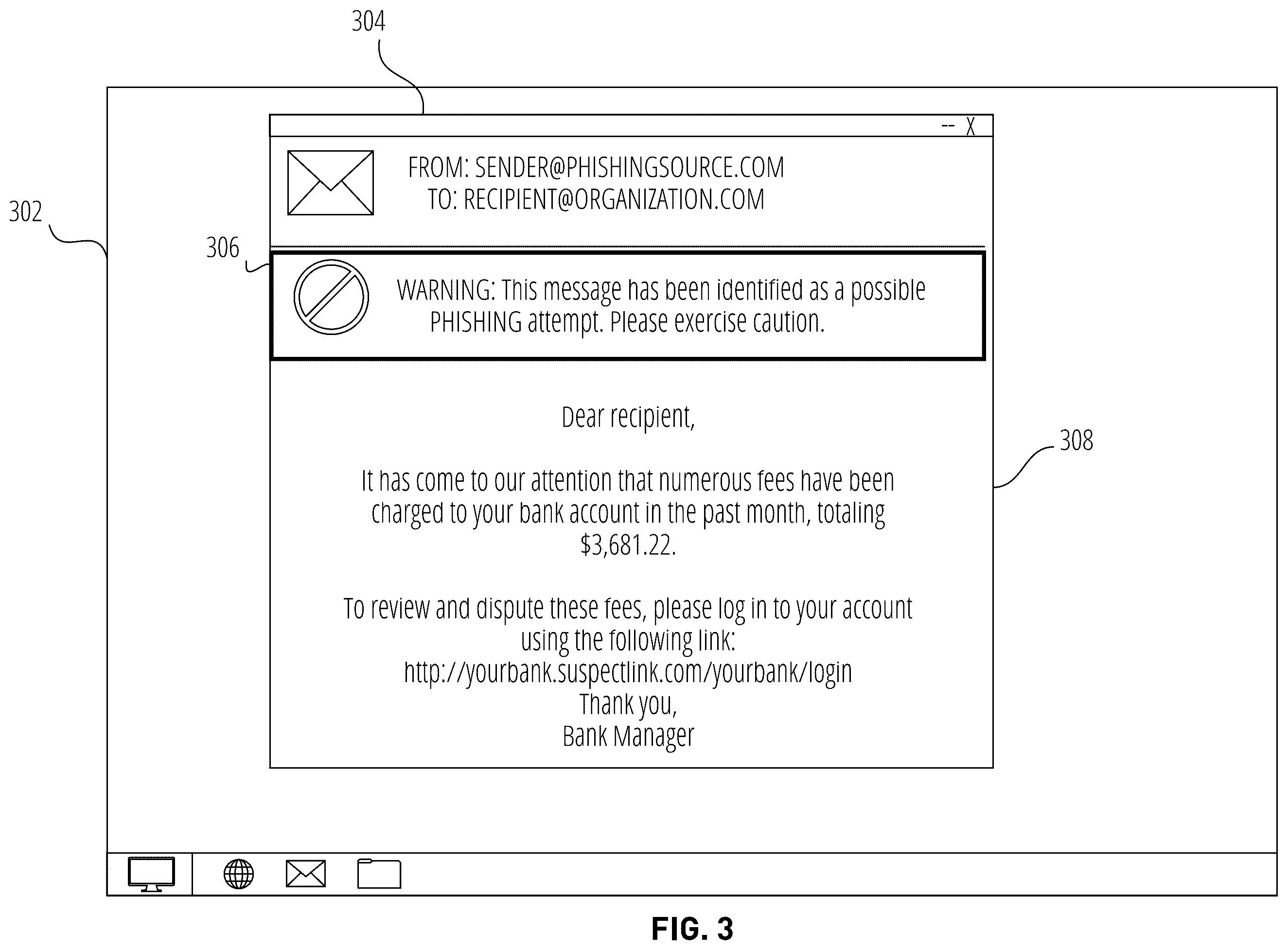 Patent US12120148 Figure 3 – Intelligent anti-phishing management