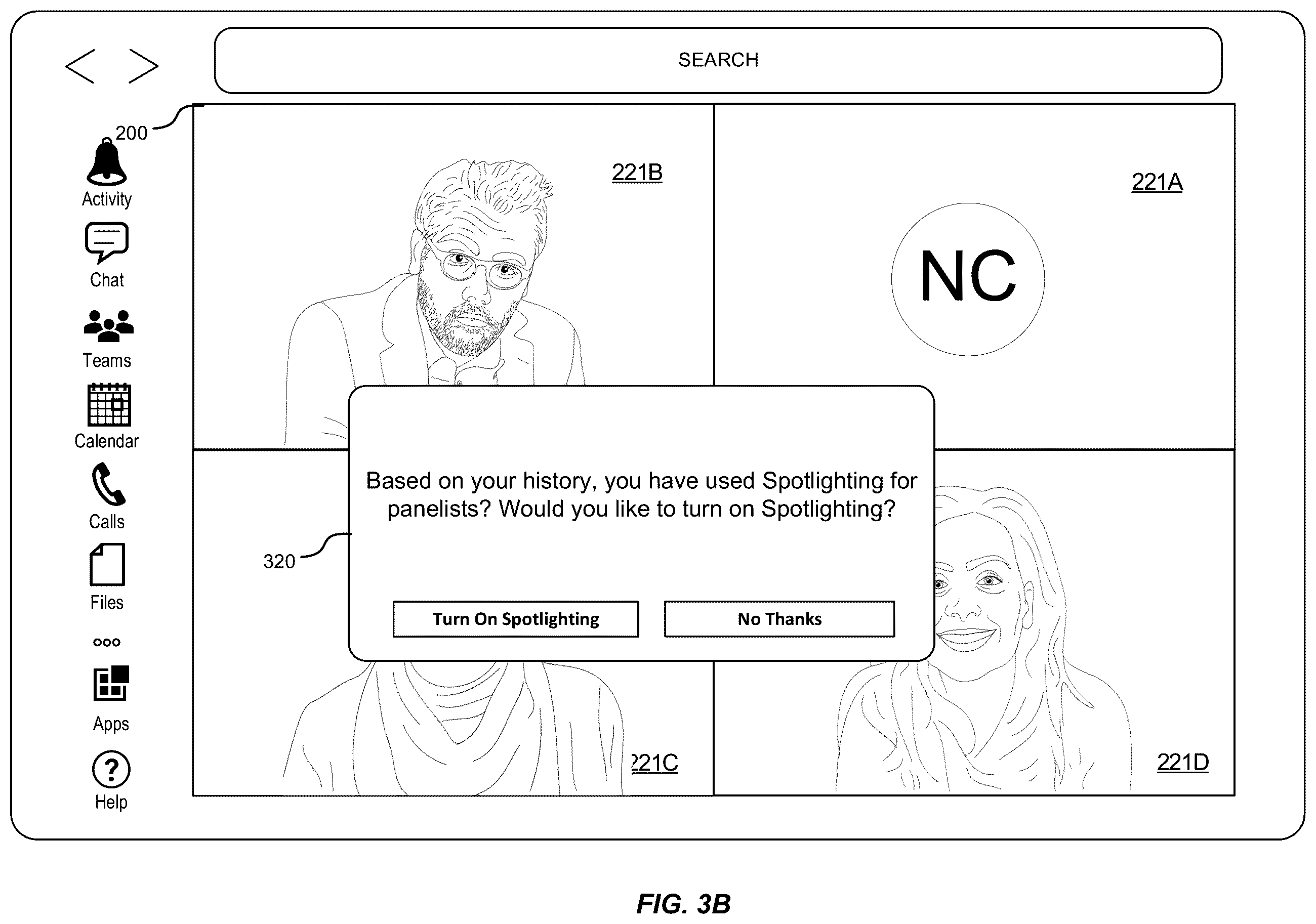 Patent US12120161 Figure 7 – Promotion of users in collaboration sessions