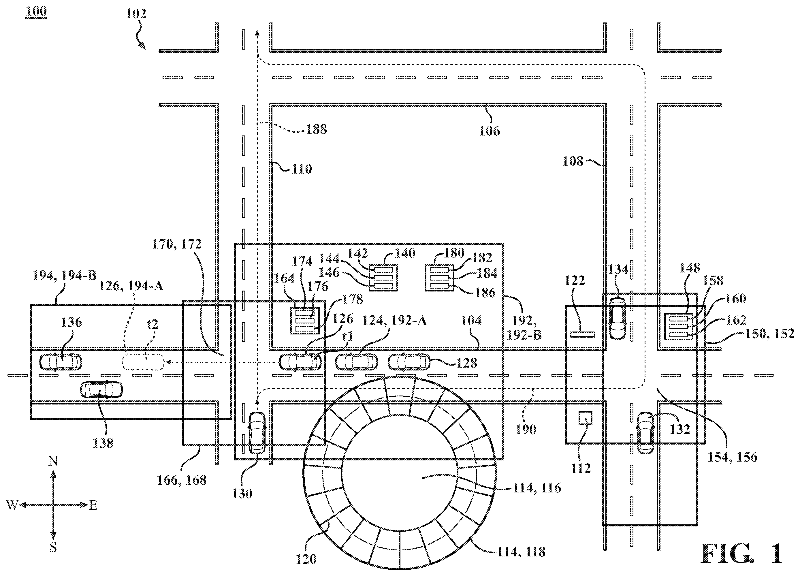 Patent US12120180 Figure 1 – Determining an existence of a change in a region