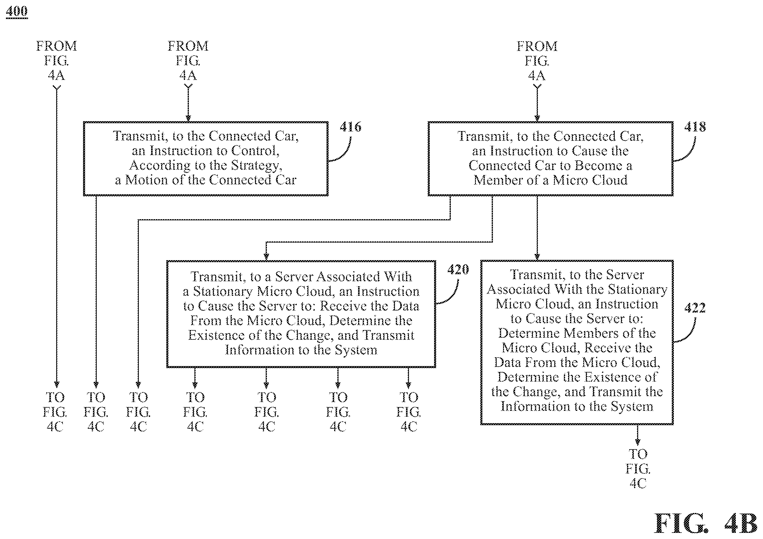 Patent US12120180 Figure 5 – Determining an existence of a change in a region