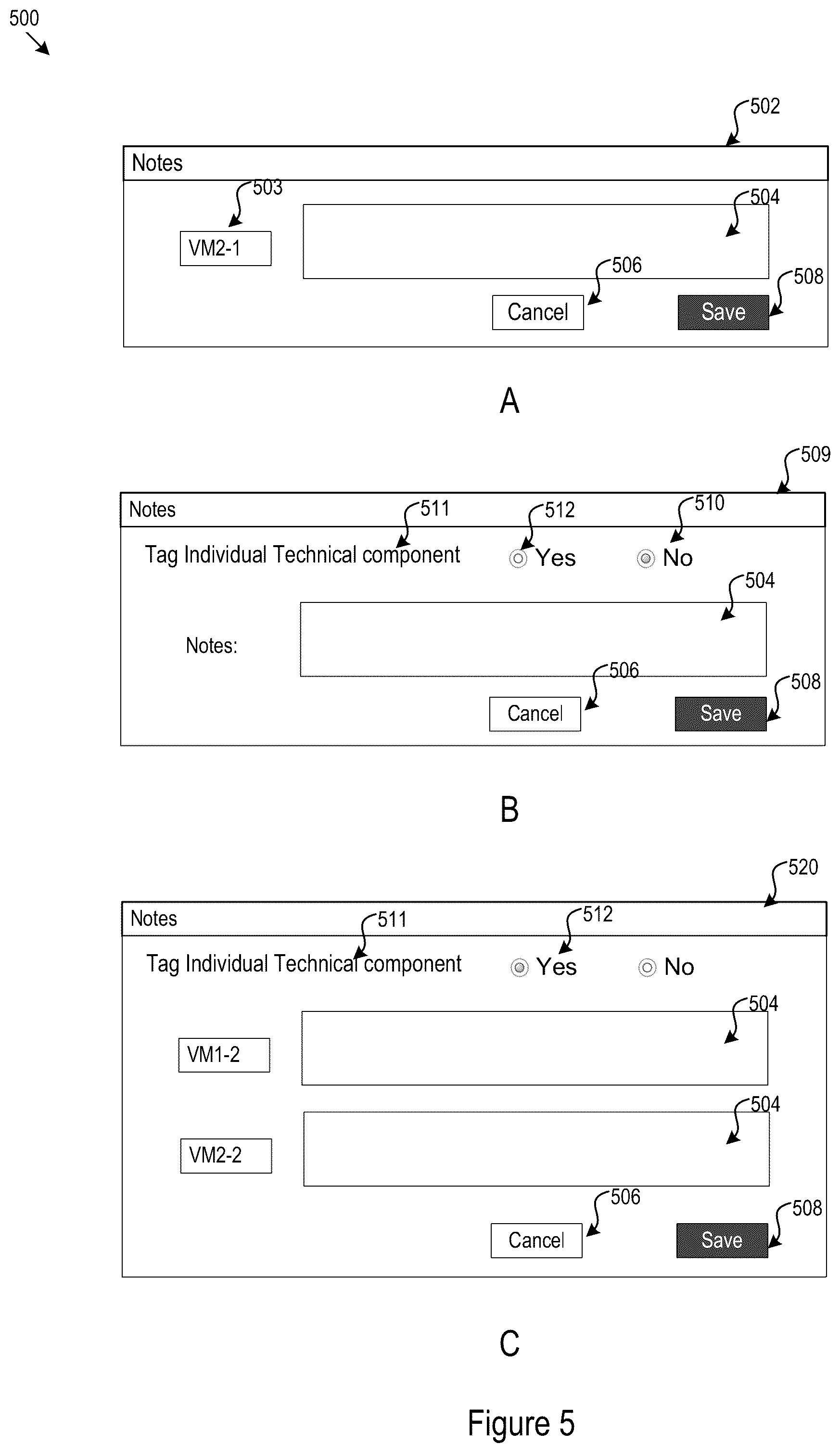 Patent US12120194 Figure 5 – Tags for automatic cloud resource provisioning