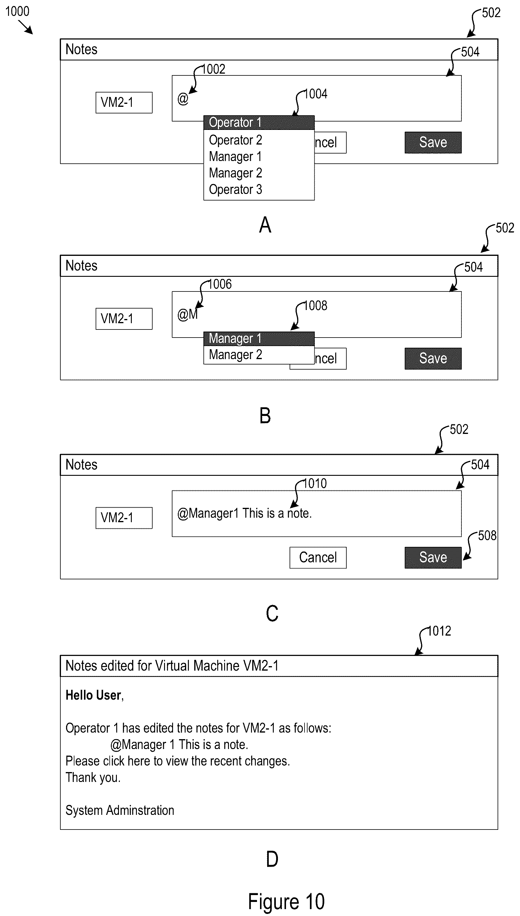 Patent US12120194 Figure 10 – Tags for automatic cloud resource provisioning