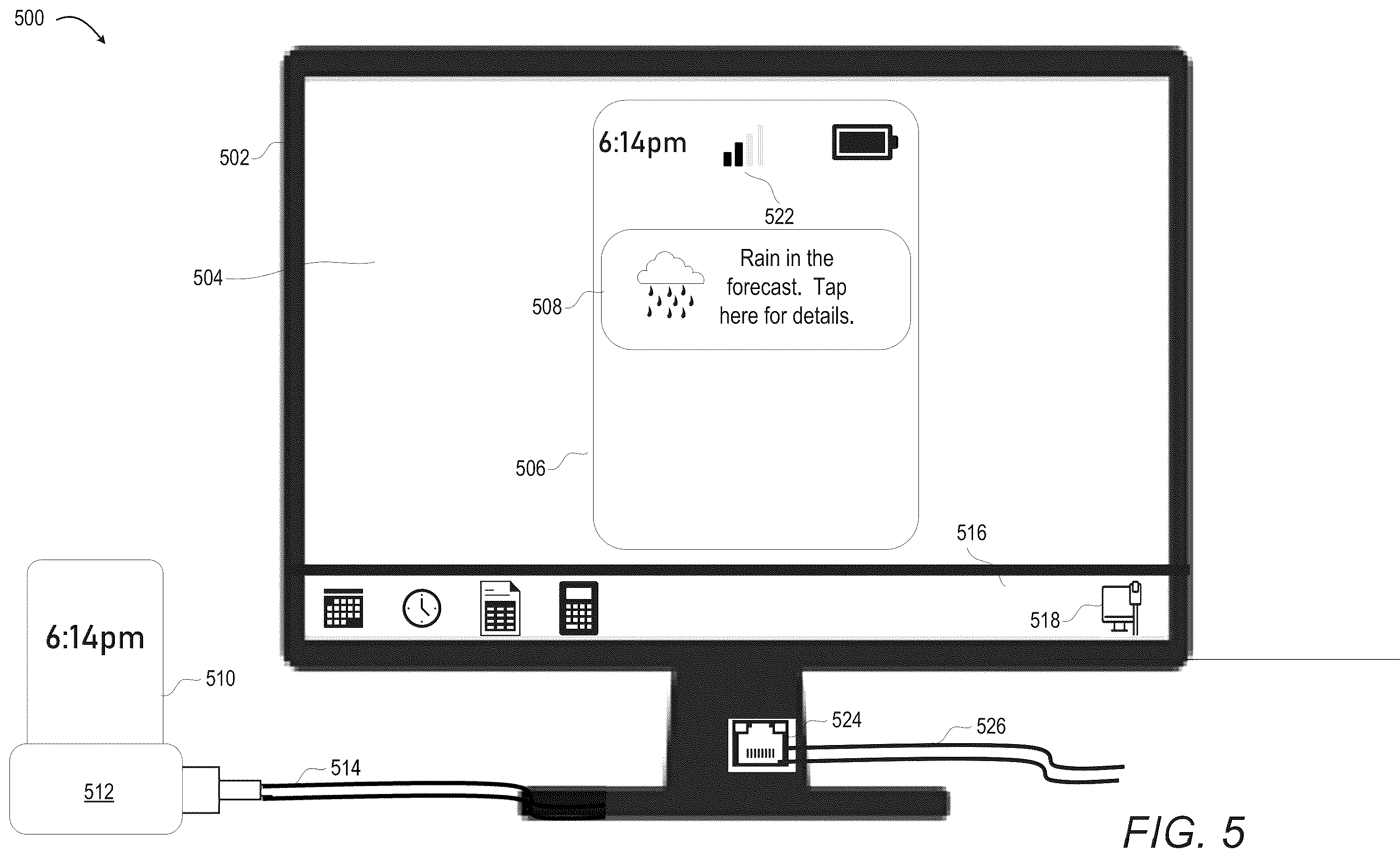 Patent US12120201 Figure 6 – Push notifications with metatags directing optimal time for surfacing notifications at consumer device