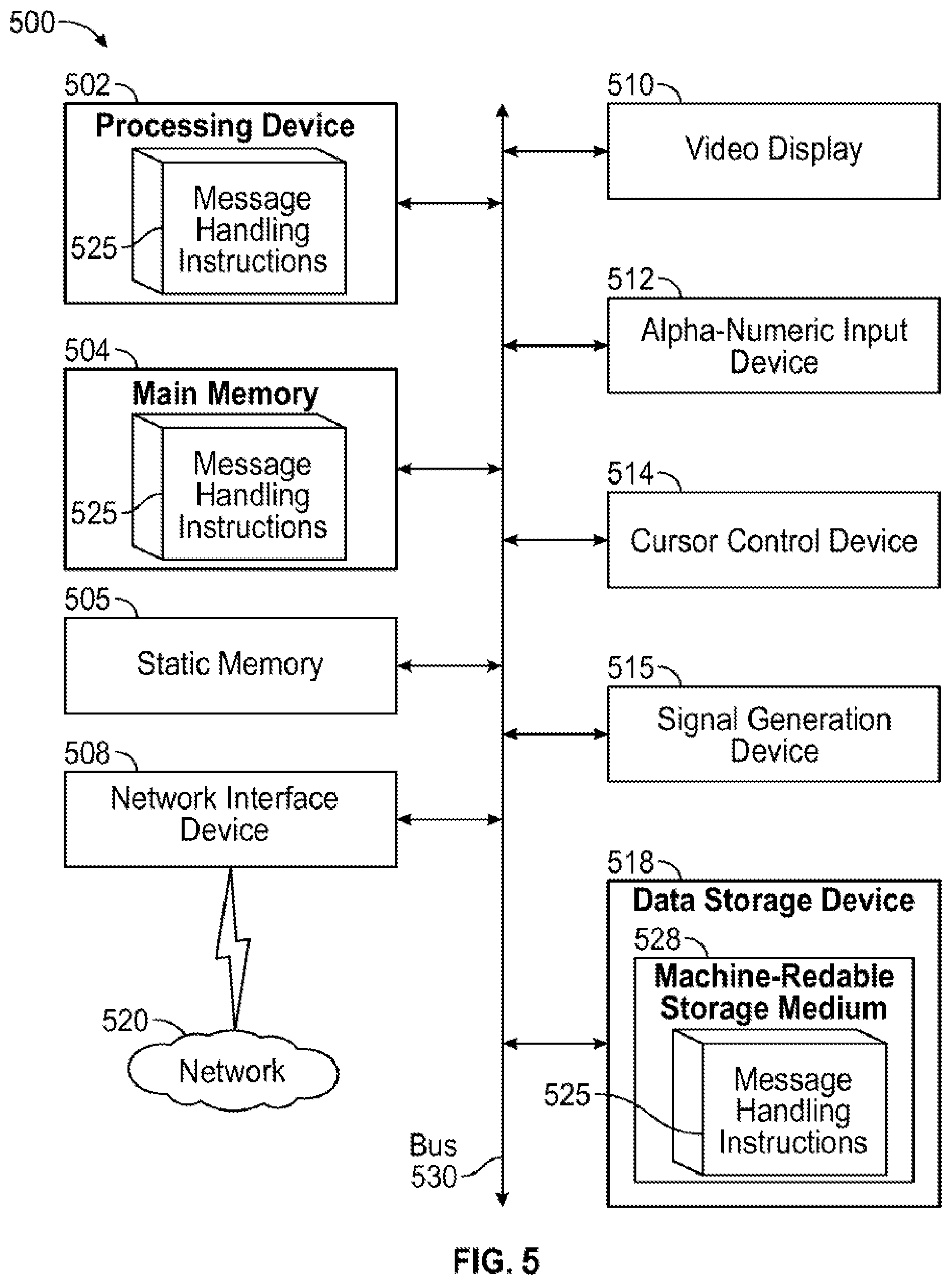 Patent US12120205 Figure 5 – Communication protocol for a distributed event streaming platform