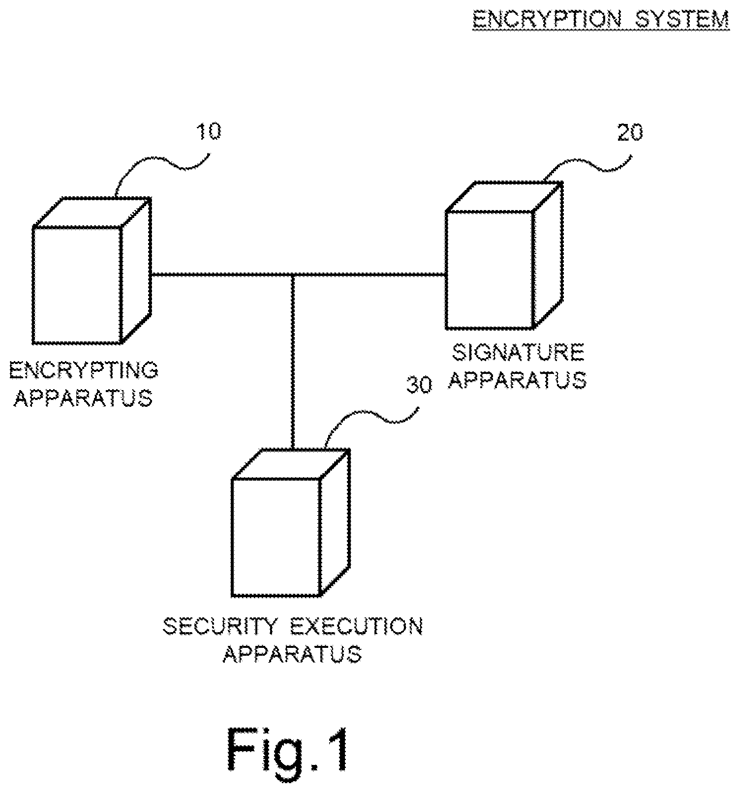 Patent US12120229 — Encryption system, function value calculation method, and program — Figure 1