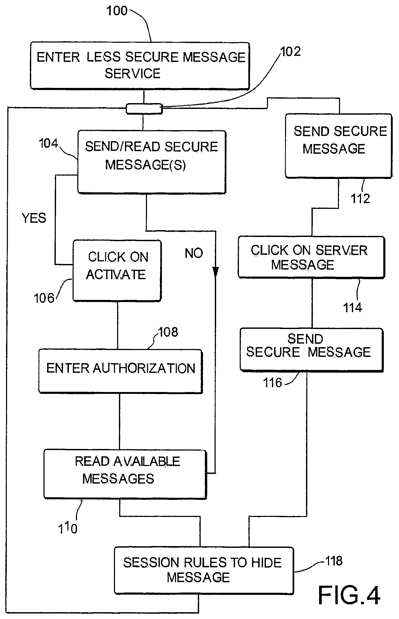 Patent US12120232 Figure 3 – Secure communication tool for use alongside non-secure communications