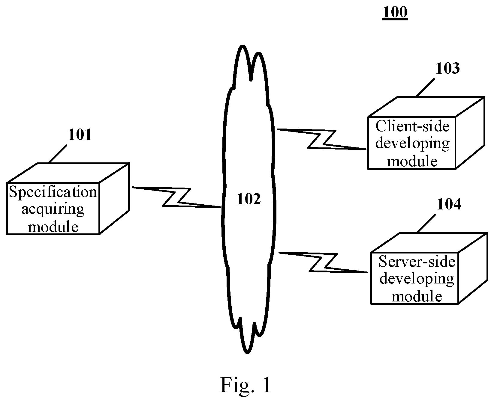 Patent US12120251 Figure 1 – System, method and apparatus for developing smart contract