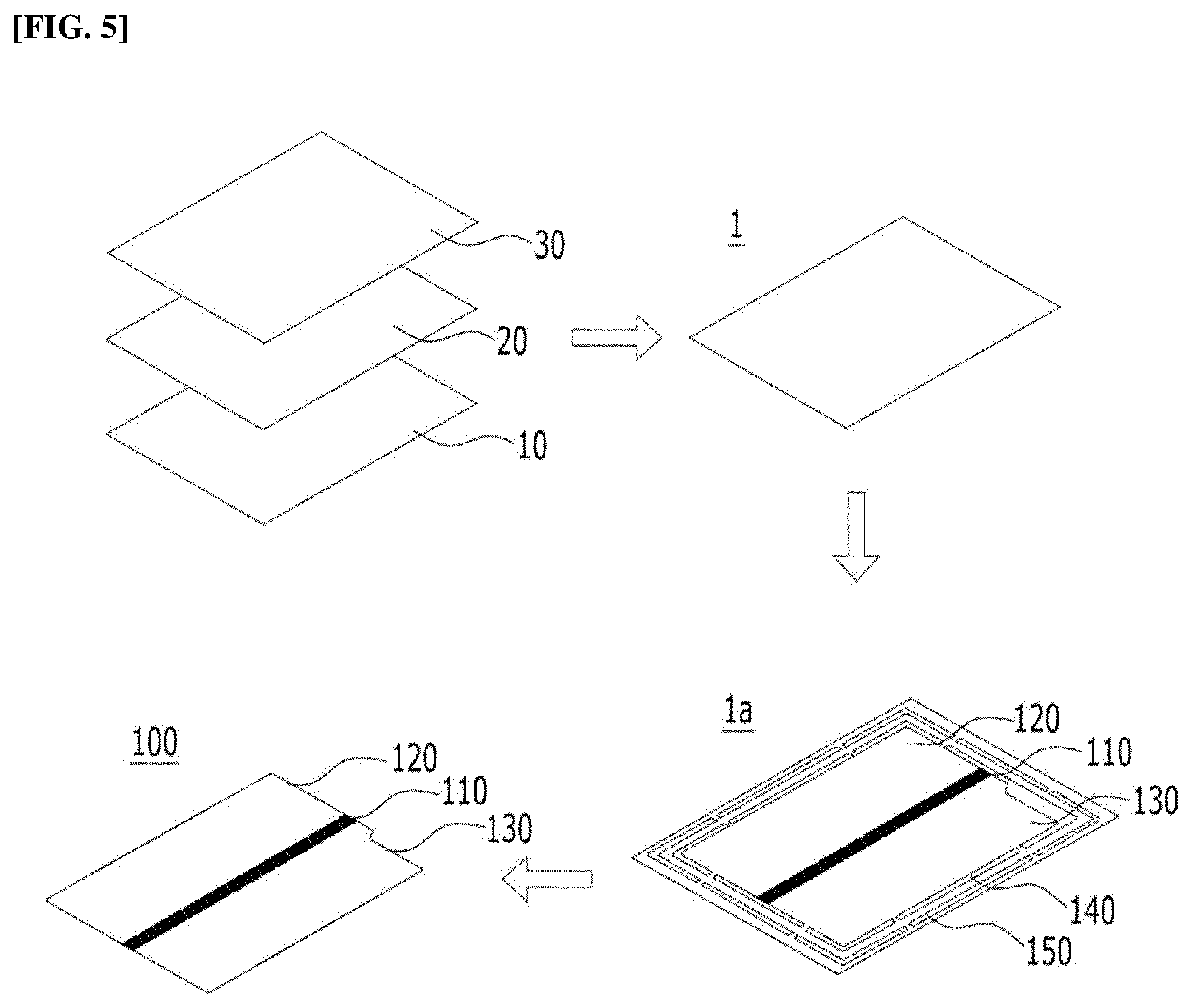 Patent US12120257 Figure 5 – Folding plate and manufacturing method therefor