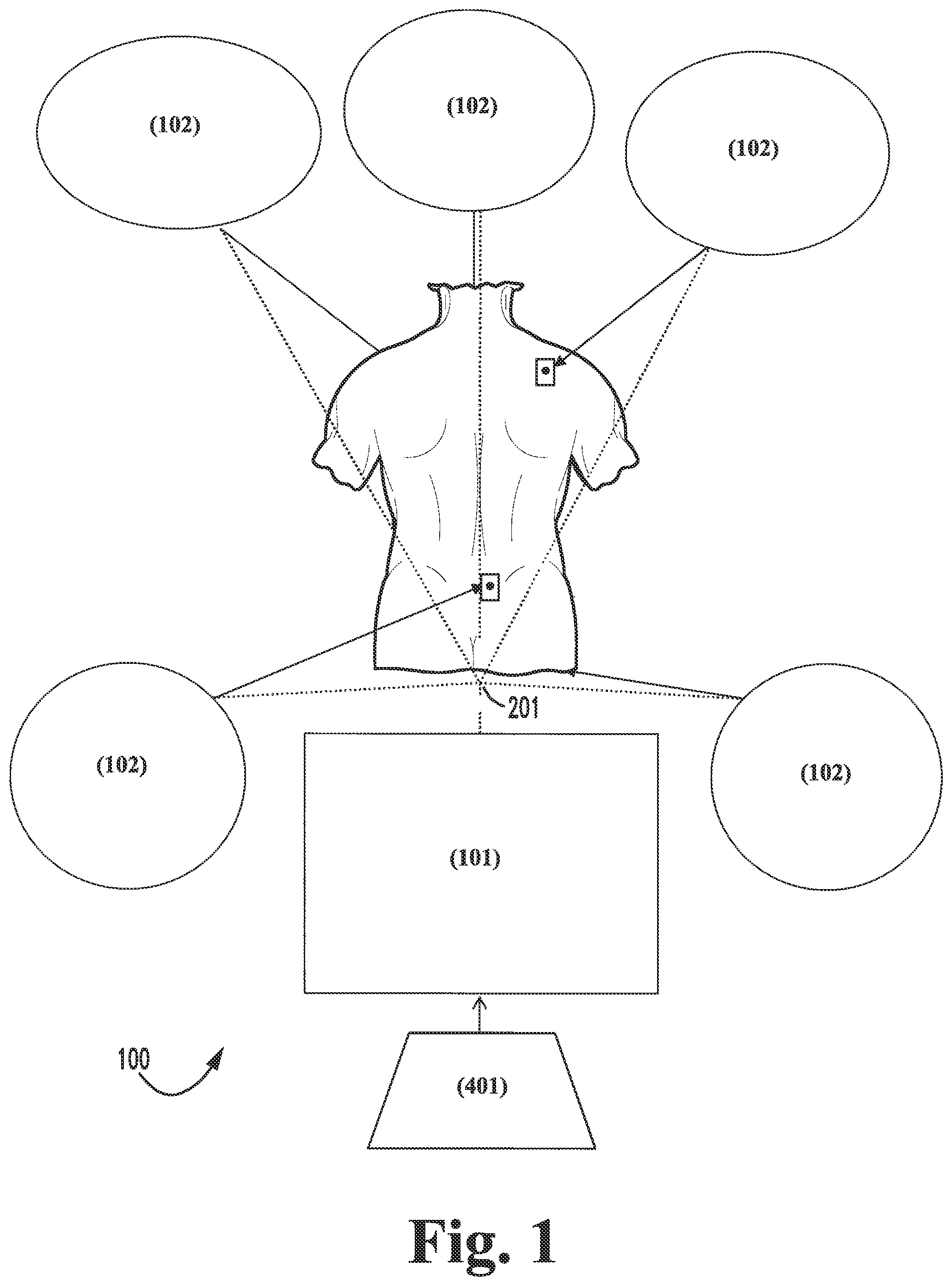 Patent US12120258 Figure 1 – System and apparatus for mitigating of bad posture and property loss through computer-assisted appliance