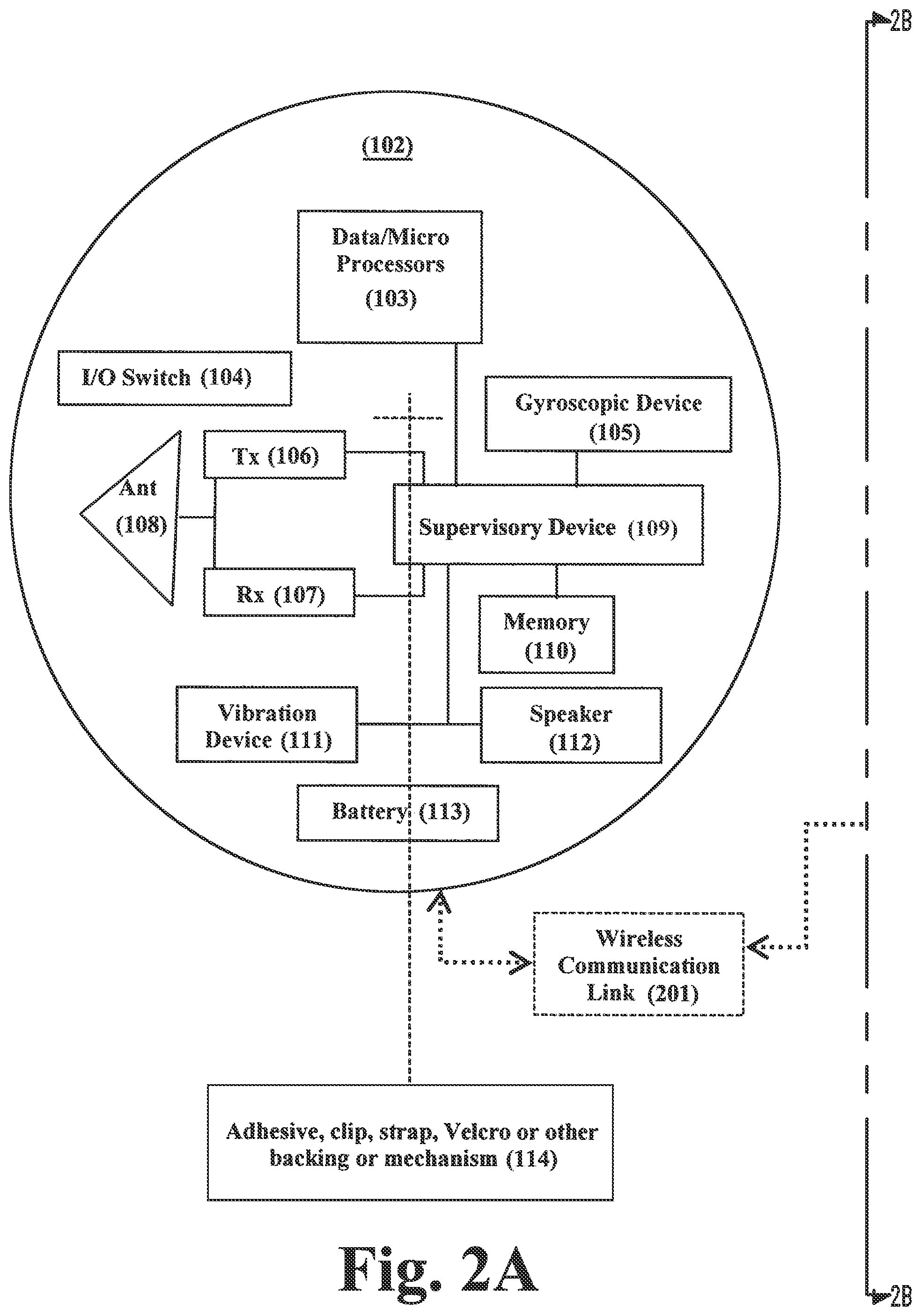Patent US12120258 Figure 2 – System and apparatus for mitigating of bad posture and property loss through computer-assisted appliance