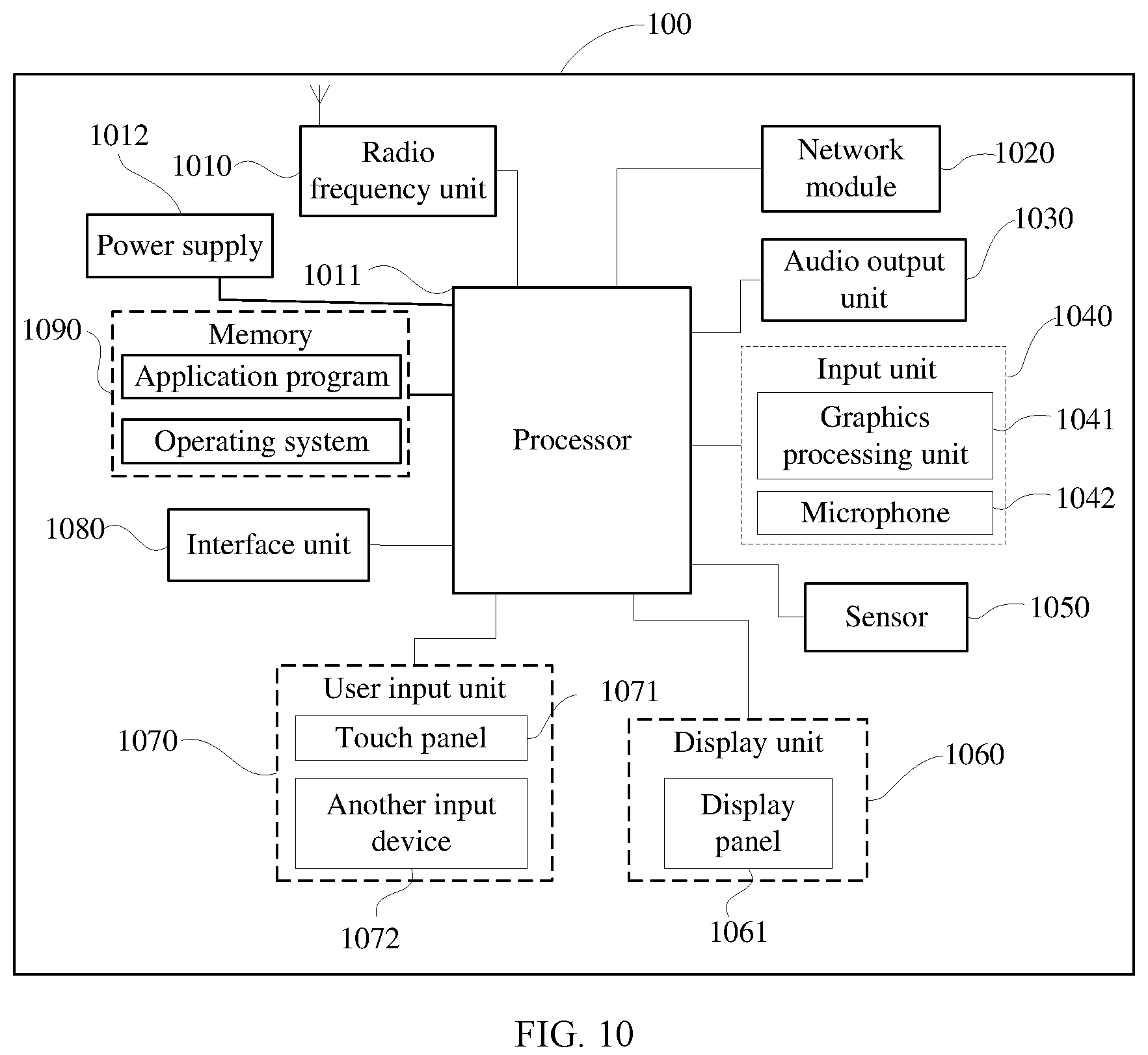Patent US12120261 Figure 7 – Incoming call processing method and electronic device