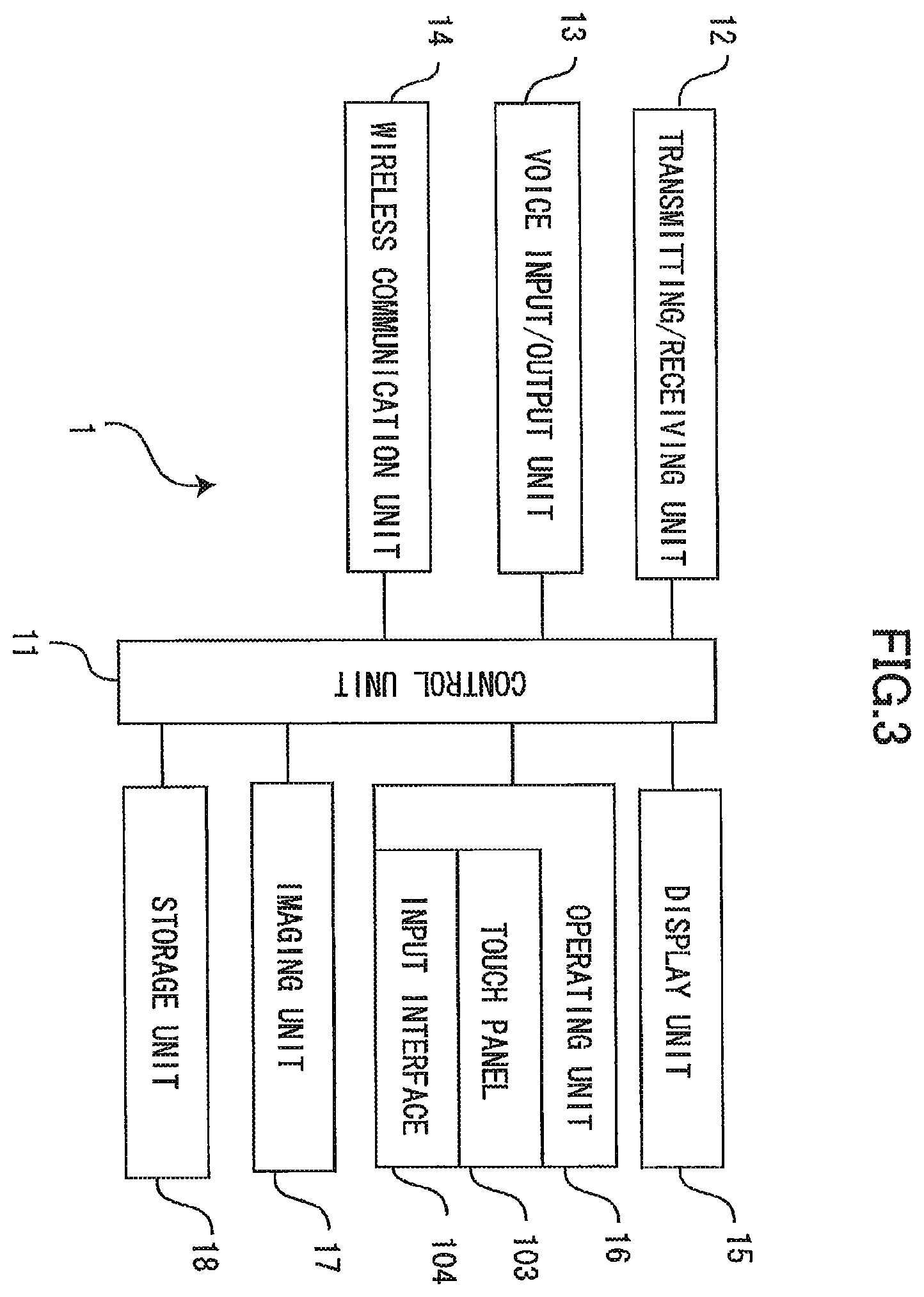 Patent US12120277 Figure 3 – Display of two functions of device used with data processing apparatus