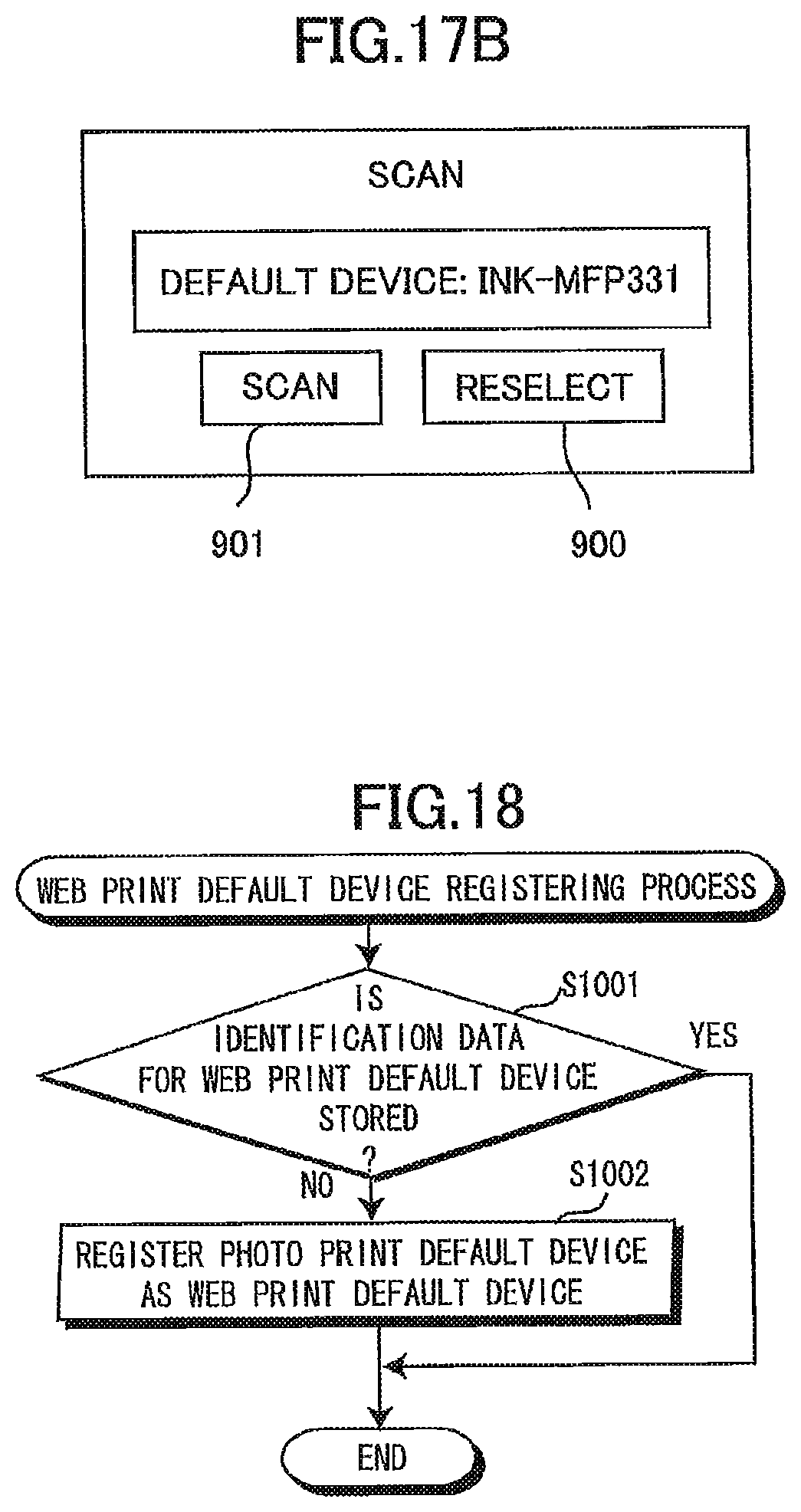 Patent US12120277 Figure 18 – Display of two functions of device used with data processing apparatus