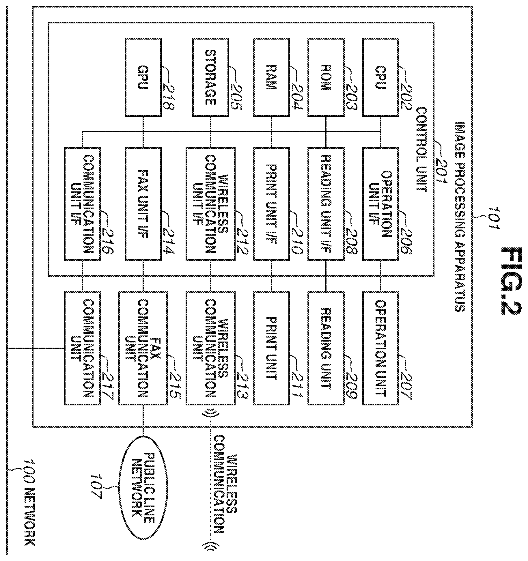 Patent US12120281 Figure 2 – Scanning apparatus, method, and storage medium