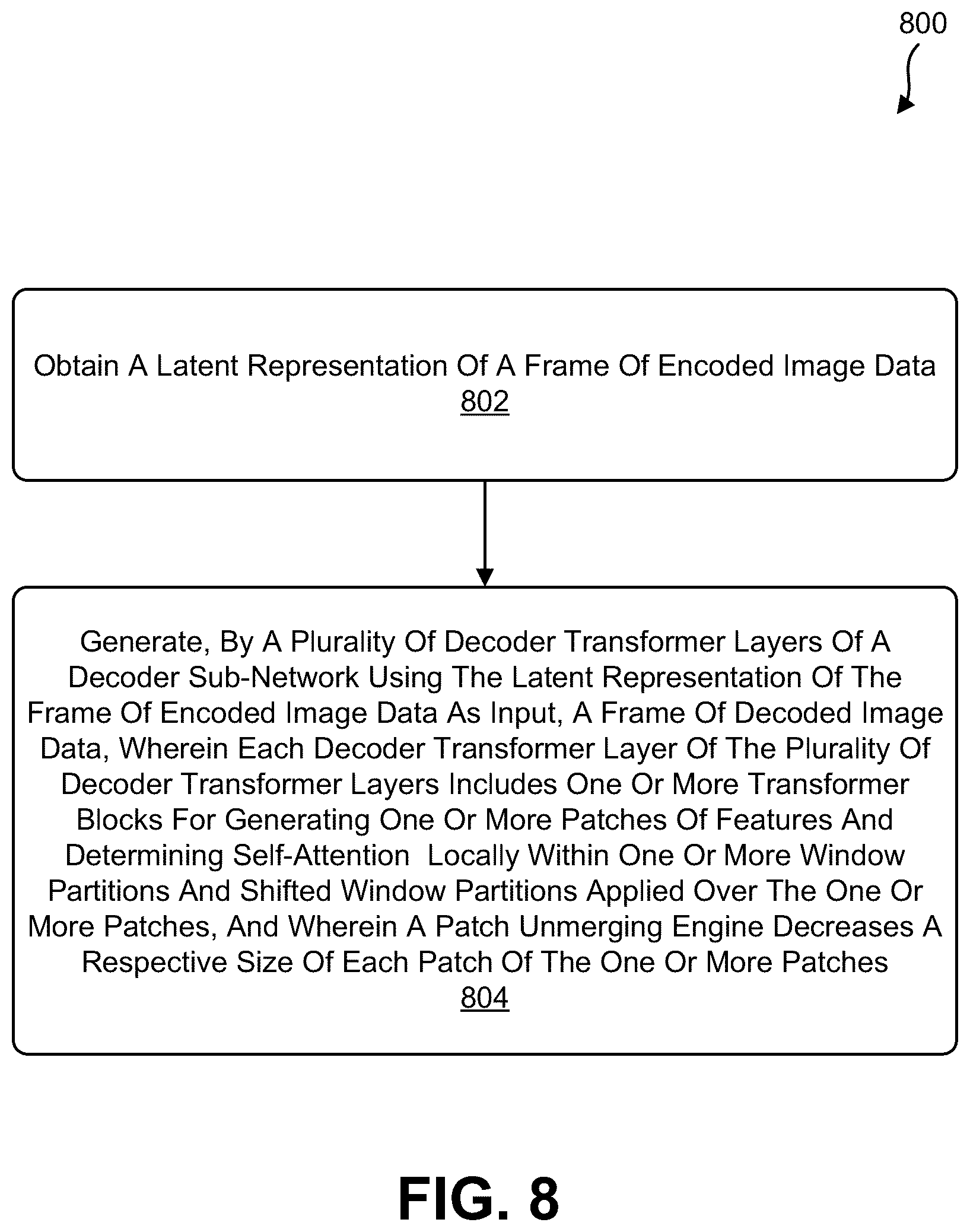 Patent US12120348 Figure 10 – Transformer-based architecture for transform coding of media