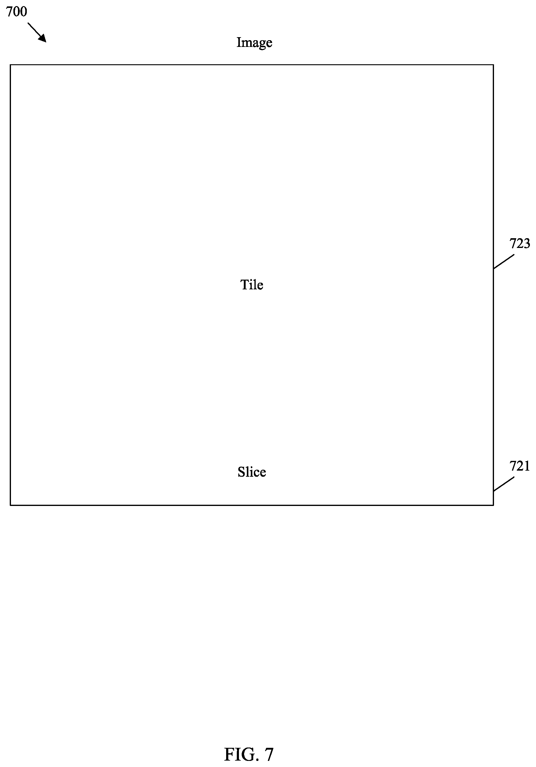 Patent US12120360 Figure 7 – Tile signaling in video coding