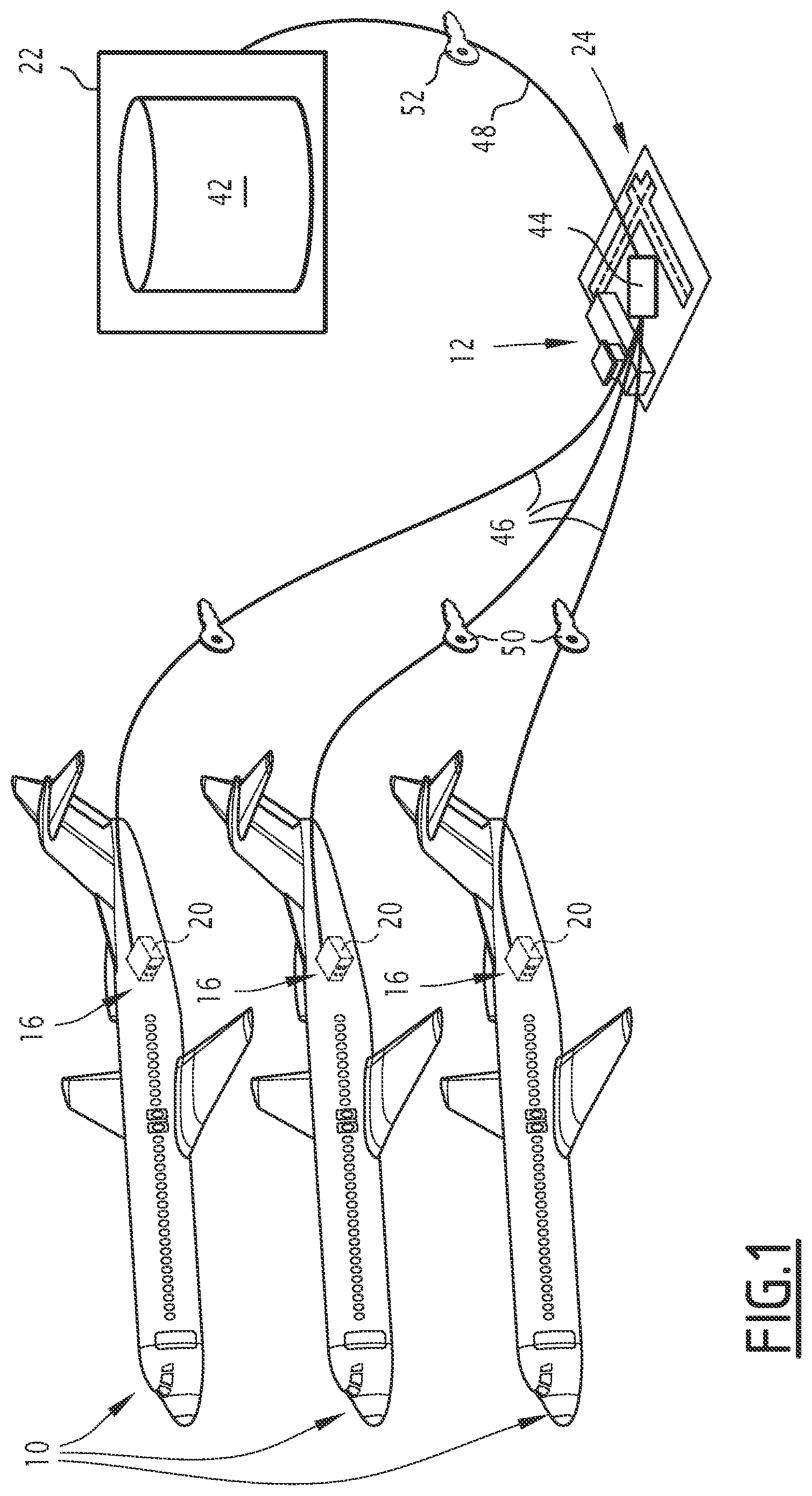 Patent US12120361 Figure 1 – Multimedia server intended to be installed on board an aircraft, electronic entertainment system comprising such a server, method for configuring software of such a server and associated computer program