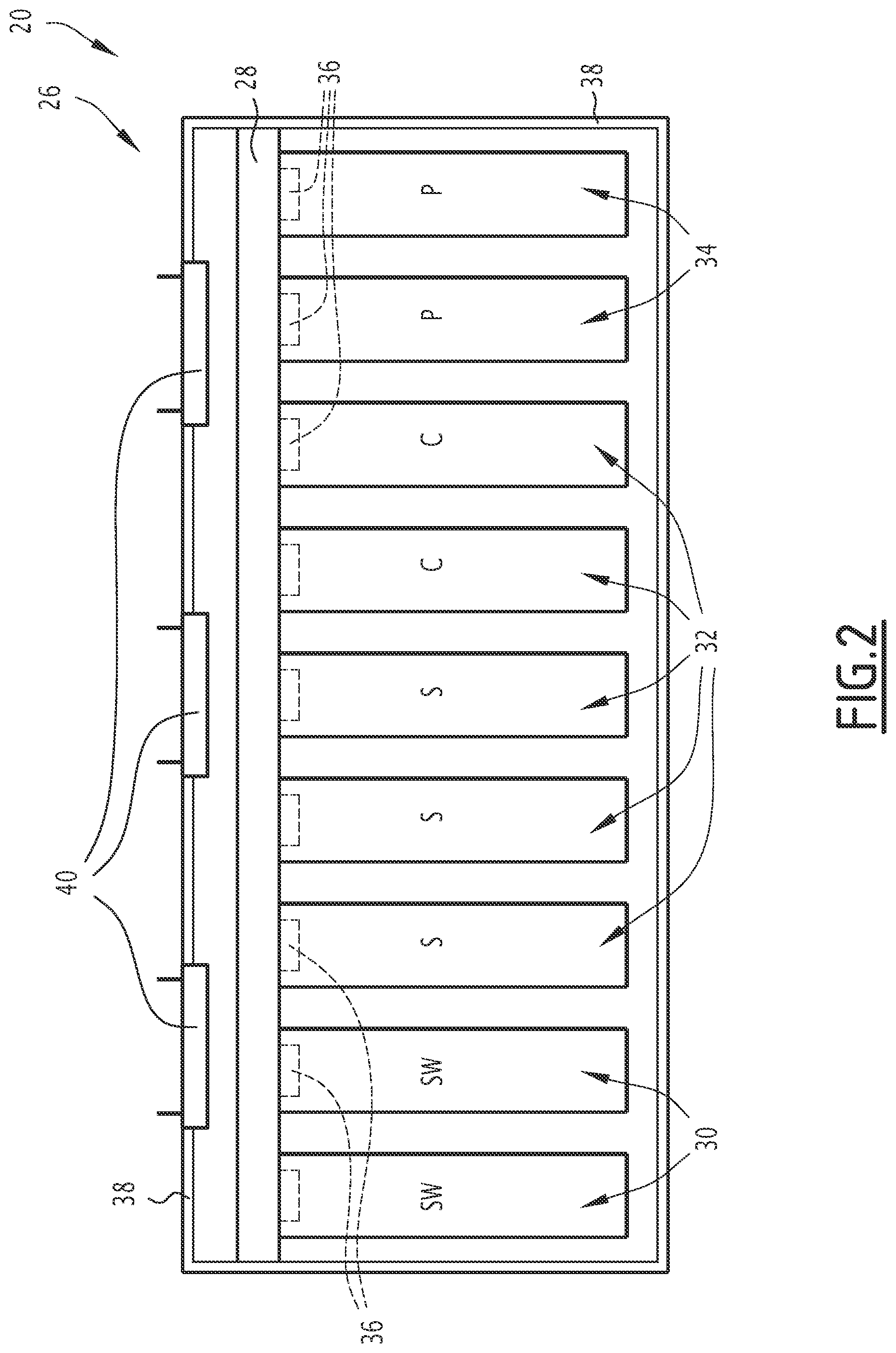 Patent US12120361 Figure 2 – Multimedia server intended to be installed on board an aircraft, electronic entertainment system comprising such a server, method for configuring software of such a server and associated computer program