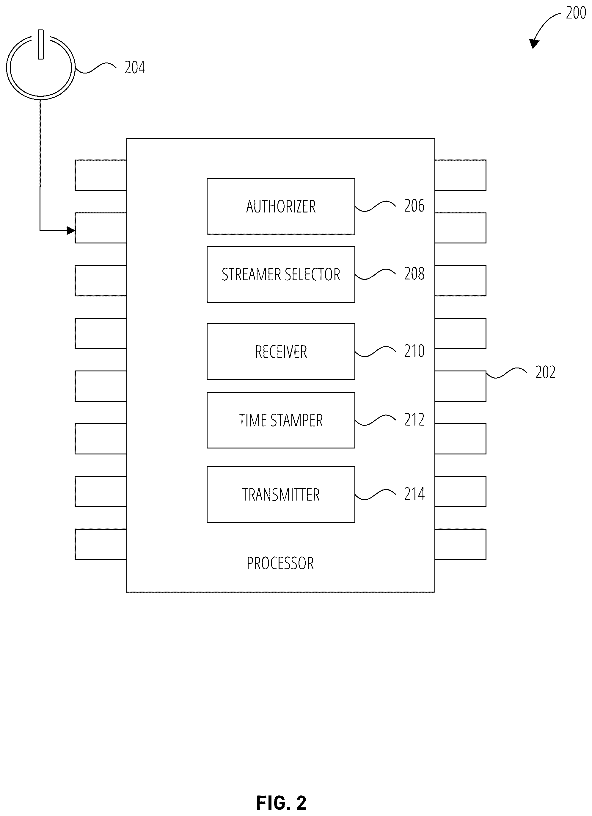 Patent US12120371 Figure 2 – Video streaming authorization