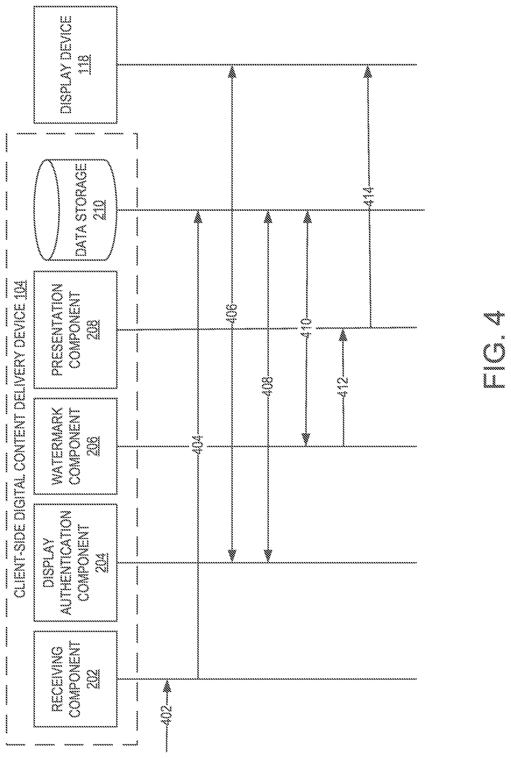 Patent US12120383 Figure 4 – Distributing digital cinema package (DCP) over internet