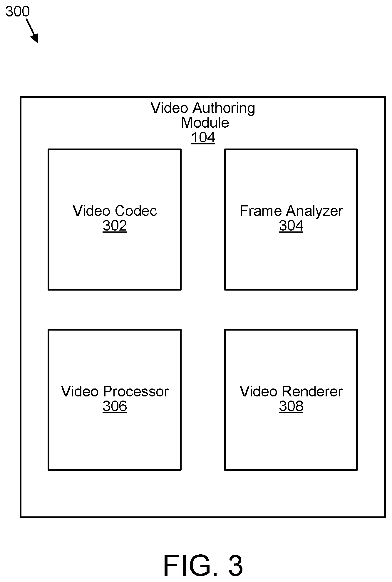 Patent US12120385 Figure 3 – Method, apparatus, and program product for authoring video content using stream embedded indicators