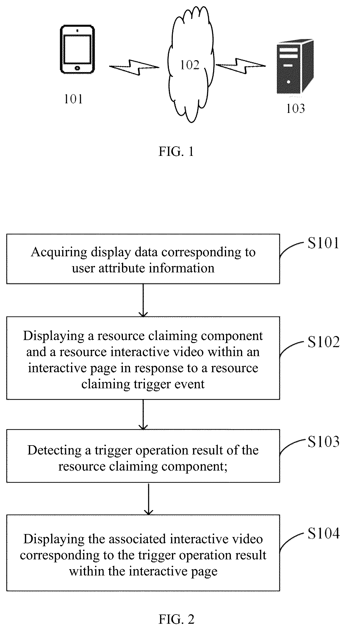 Patent US12120388 Figure 1 – Resource interacting method, apparatus, computer device, and readable storage medium