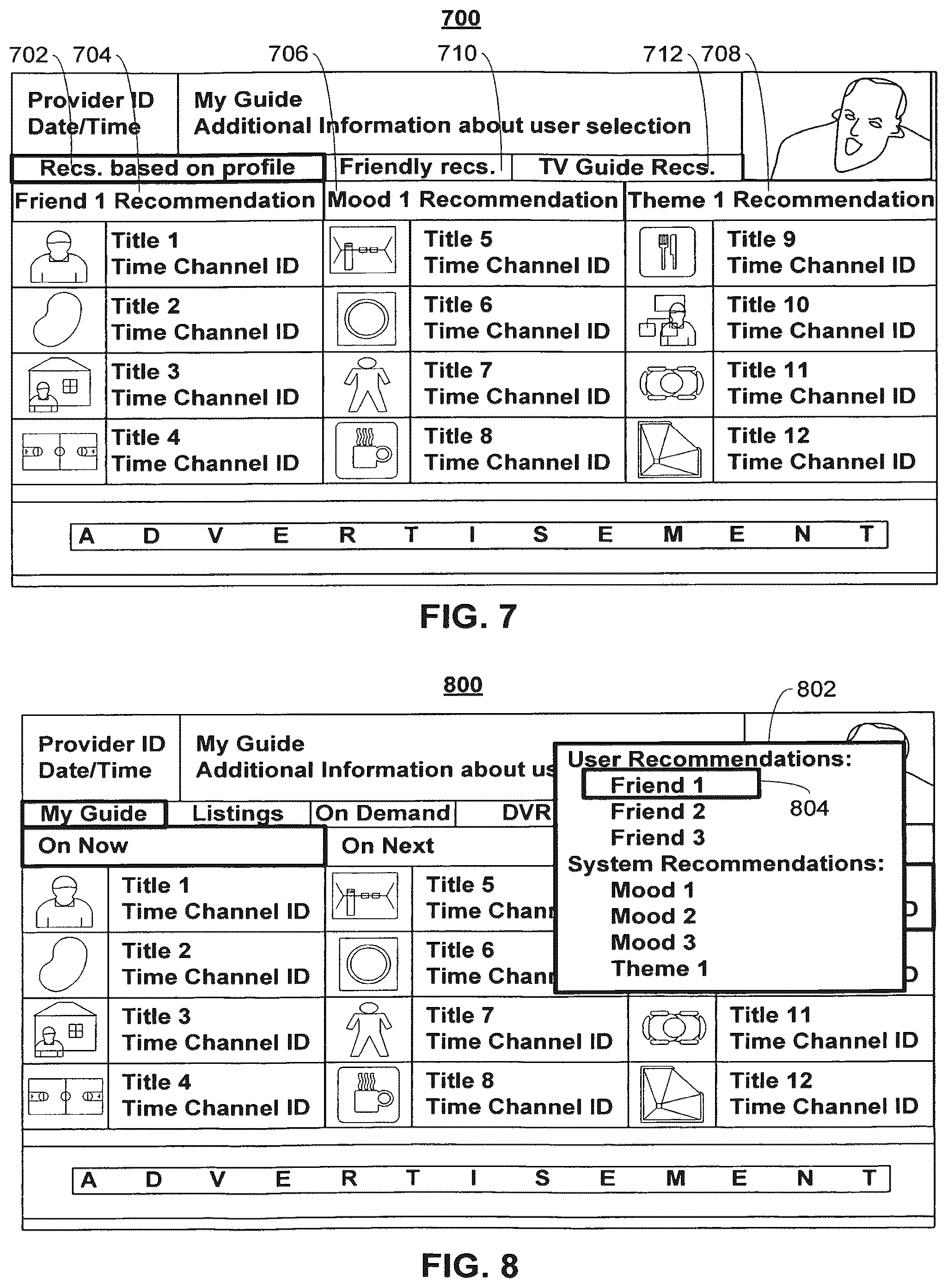 Patent US12120394 Figure 4 – Maintaining a user profile based on dynamic data