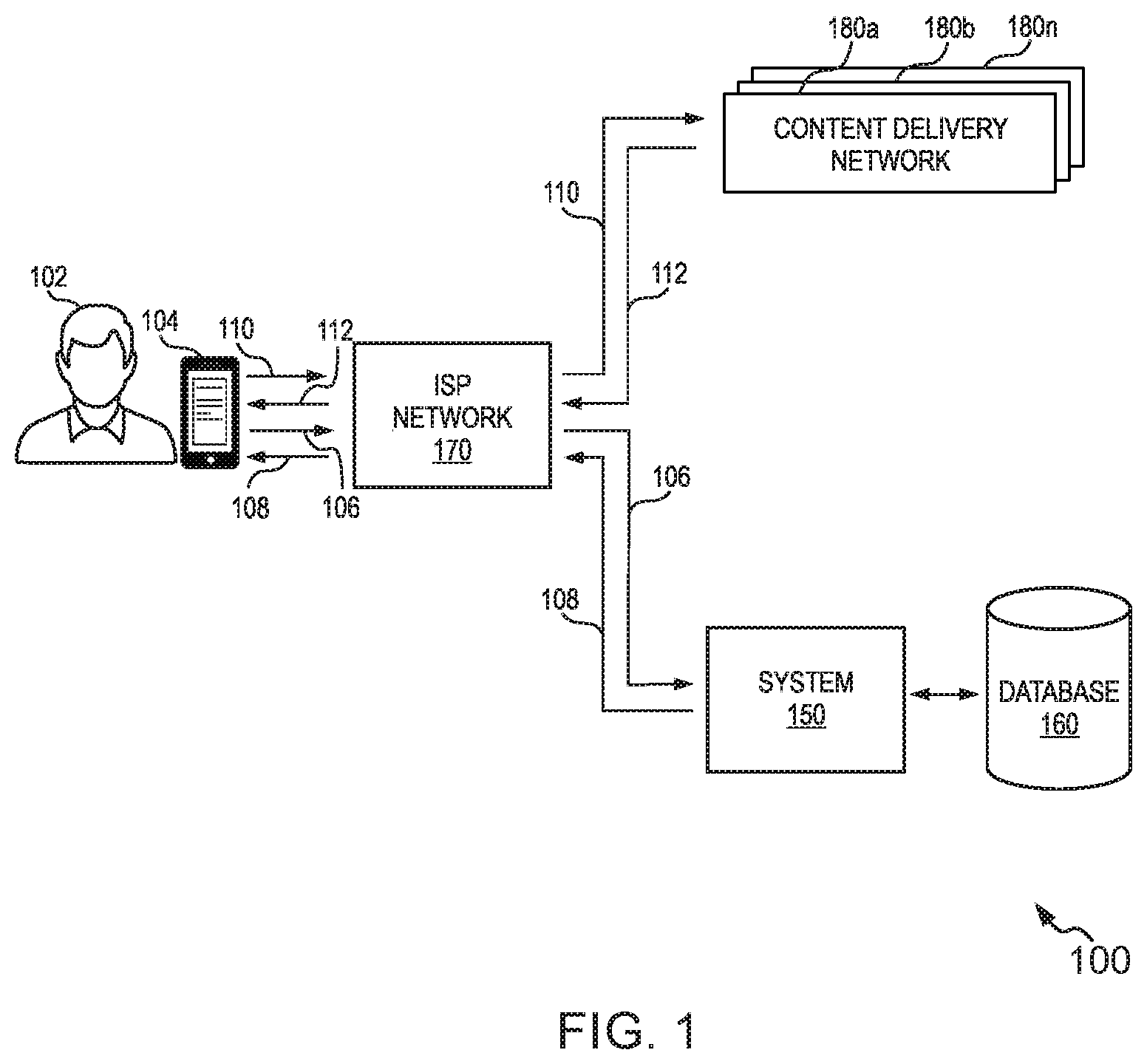 Patent US12120404 — System and method for delivering media content to users — Figure 1