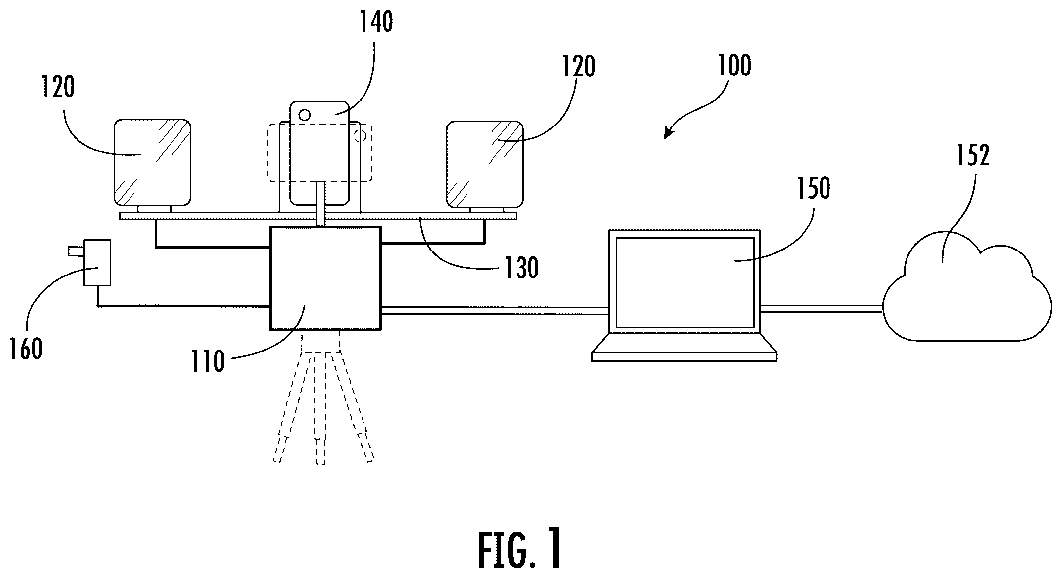 Patent US12120405 Figure 1 – Multi-spectral imaging system for mobile devices
