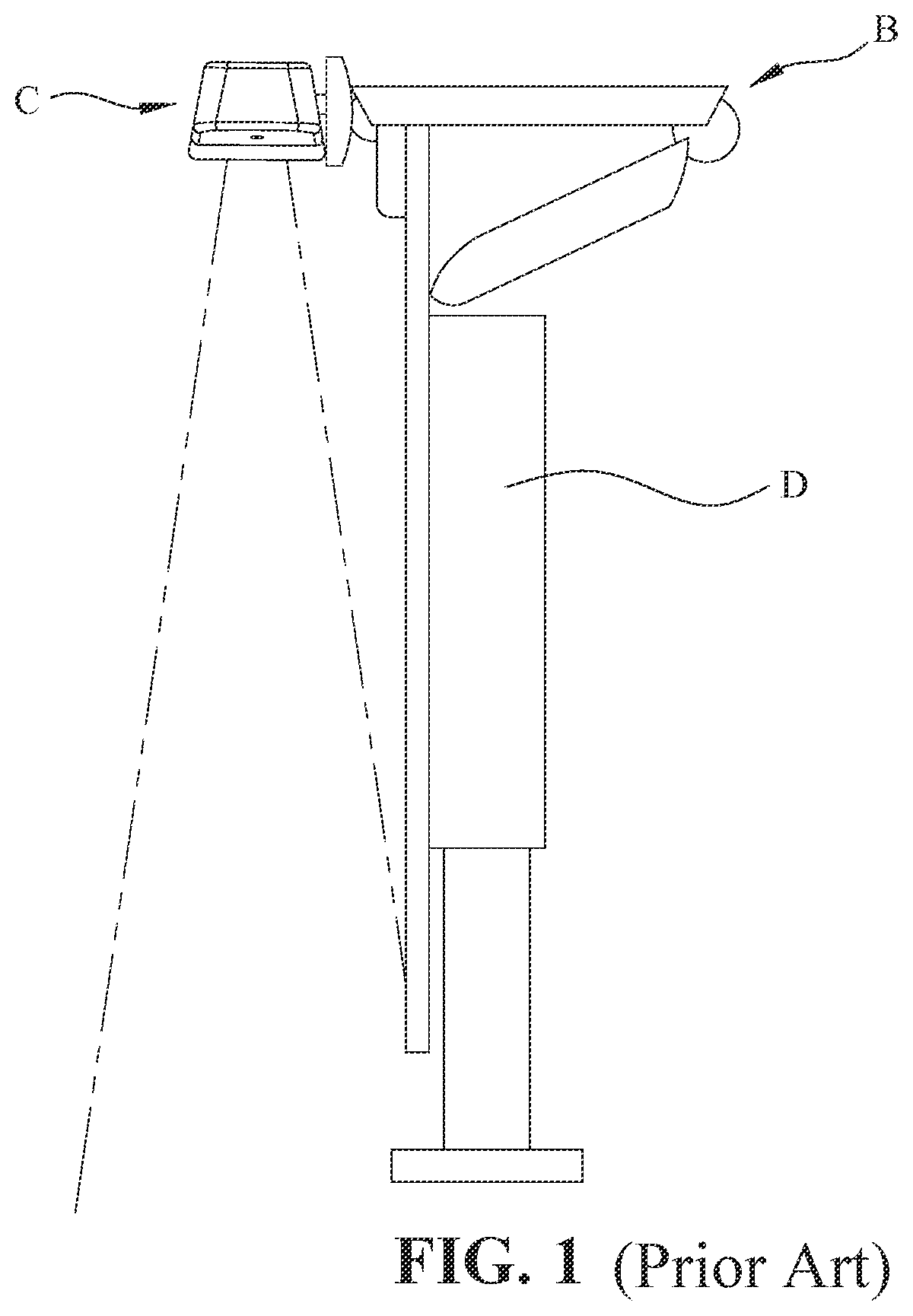 Patent US12120411 Figure 1 – Mount for webcam