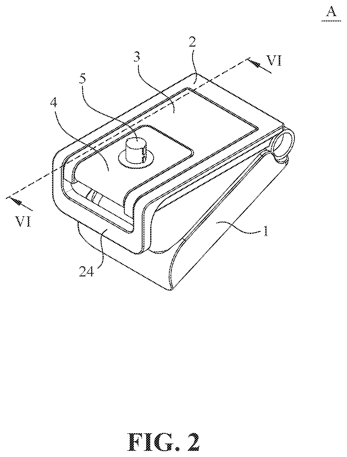 Patent US12120411 Figure 2 – Mount for webcam