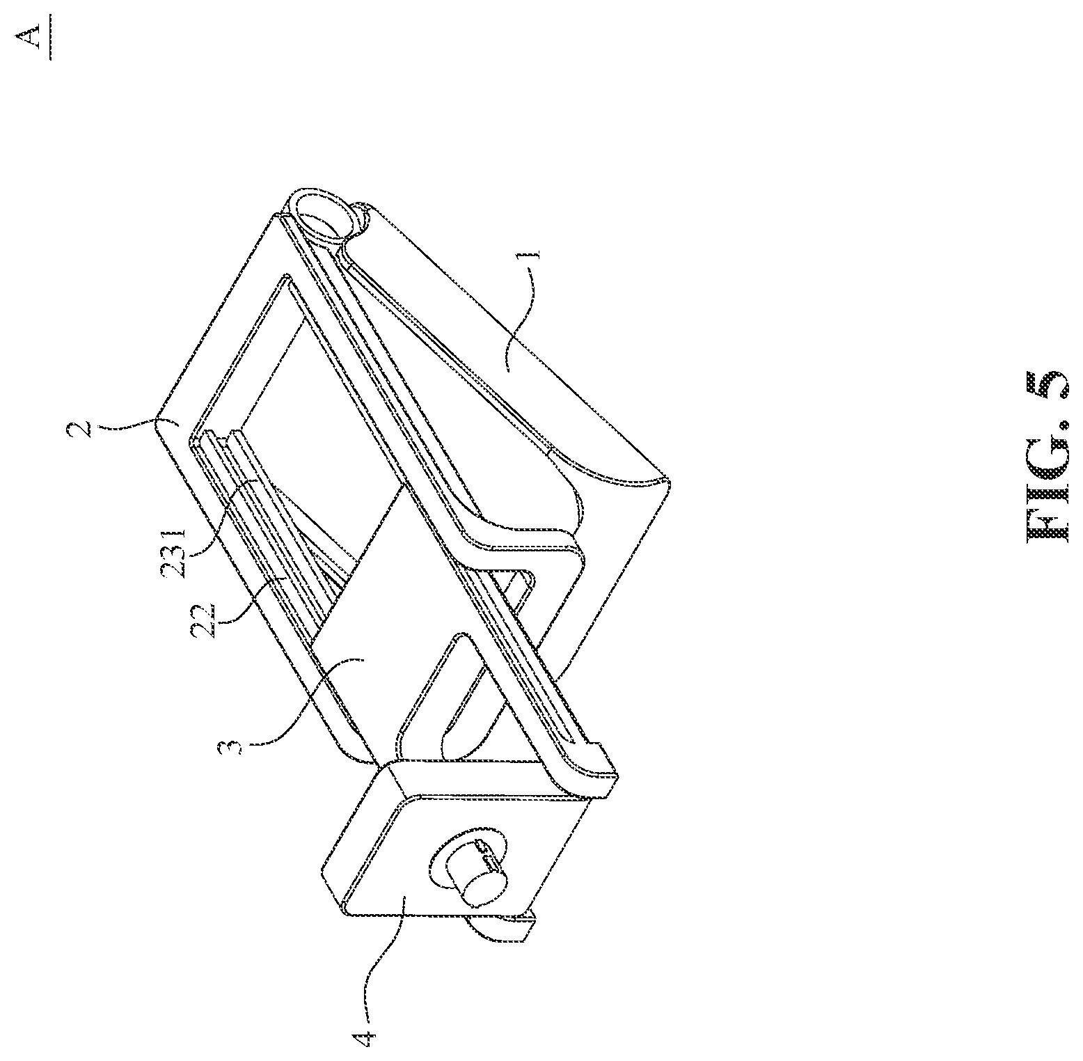 Patent US12120411 Figure 5 – Mount for webcam