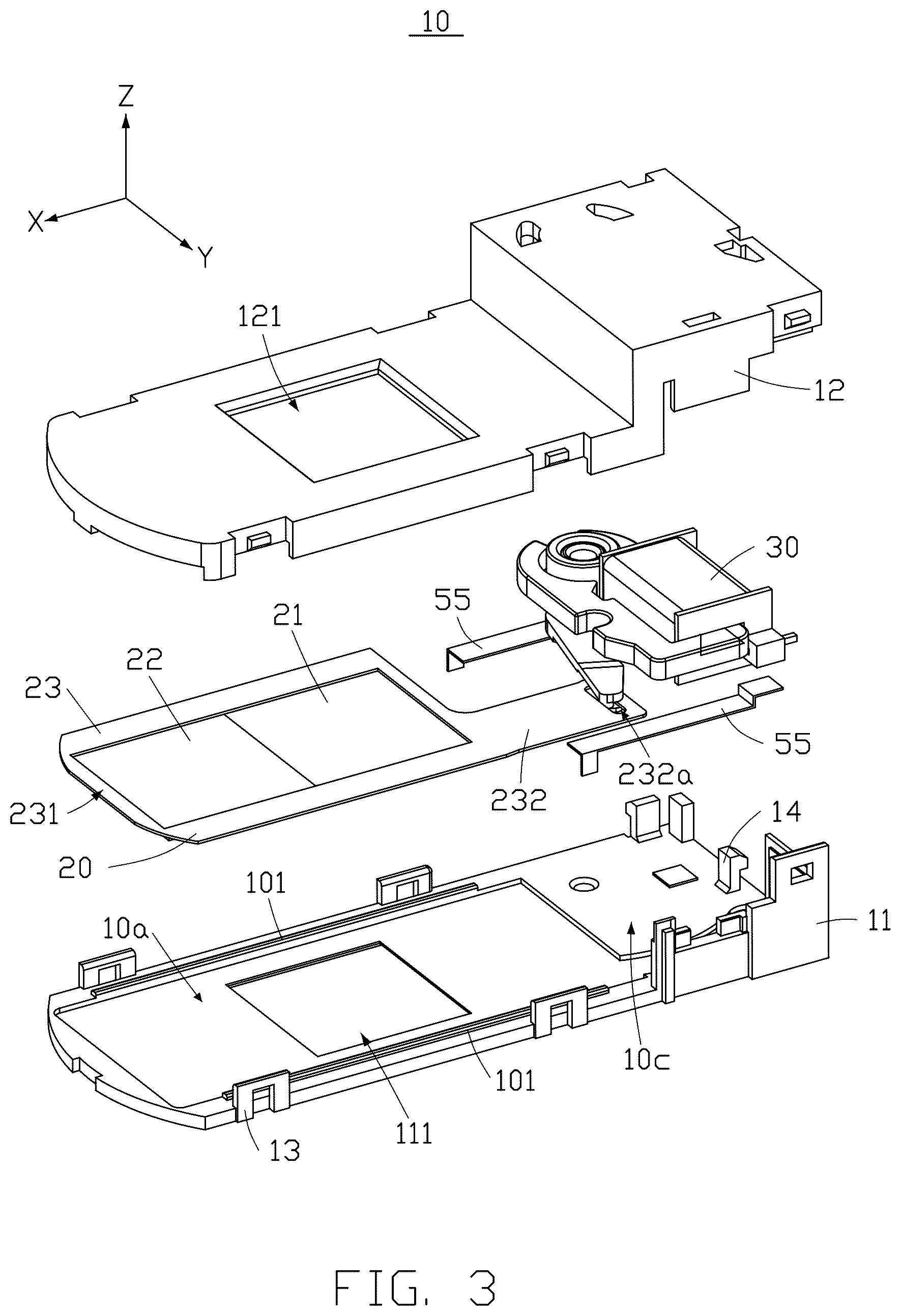 Patent US12120412 Figure 3 – Imaging device with switchable filters and electronic device having the imaging device