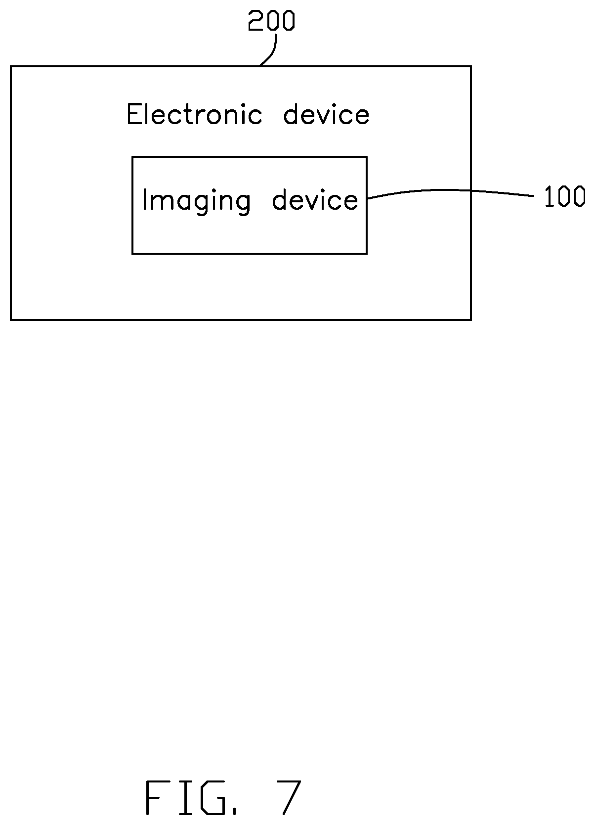 Patent US12120412 Figure 7 – Imaging device with switchable filters and electronic device having the imaging device