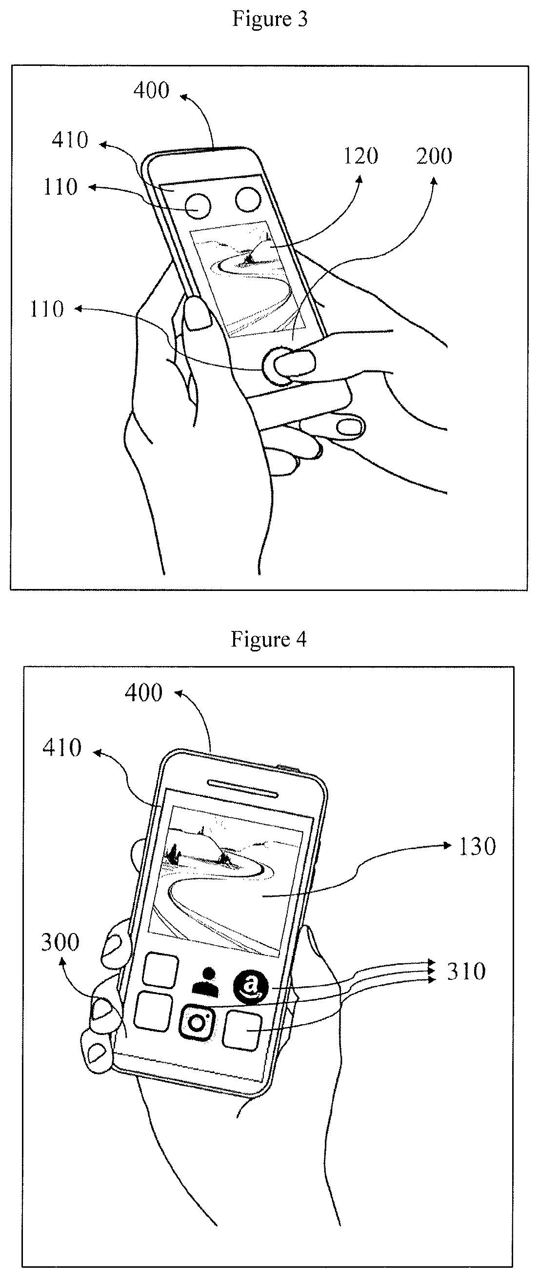 Patent US12120417 Figure 2 – Multi-selection shutter camera app that selectively sends images to different artificial intelligence and innovative platforms that allow for fast sharing and informational purposes