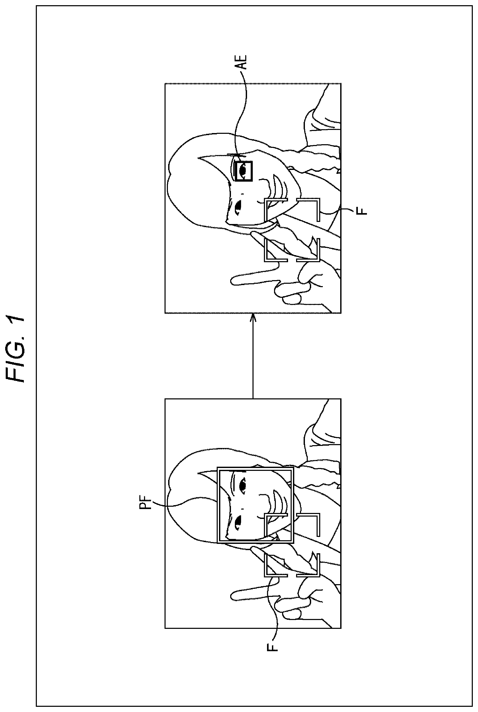 Patent US12120420 — Imaging device, imaging method, and program — Figure 1