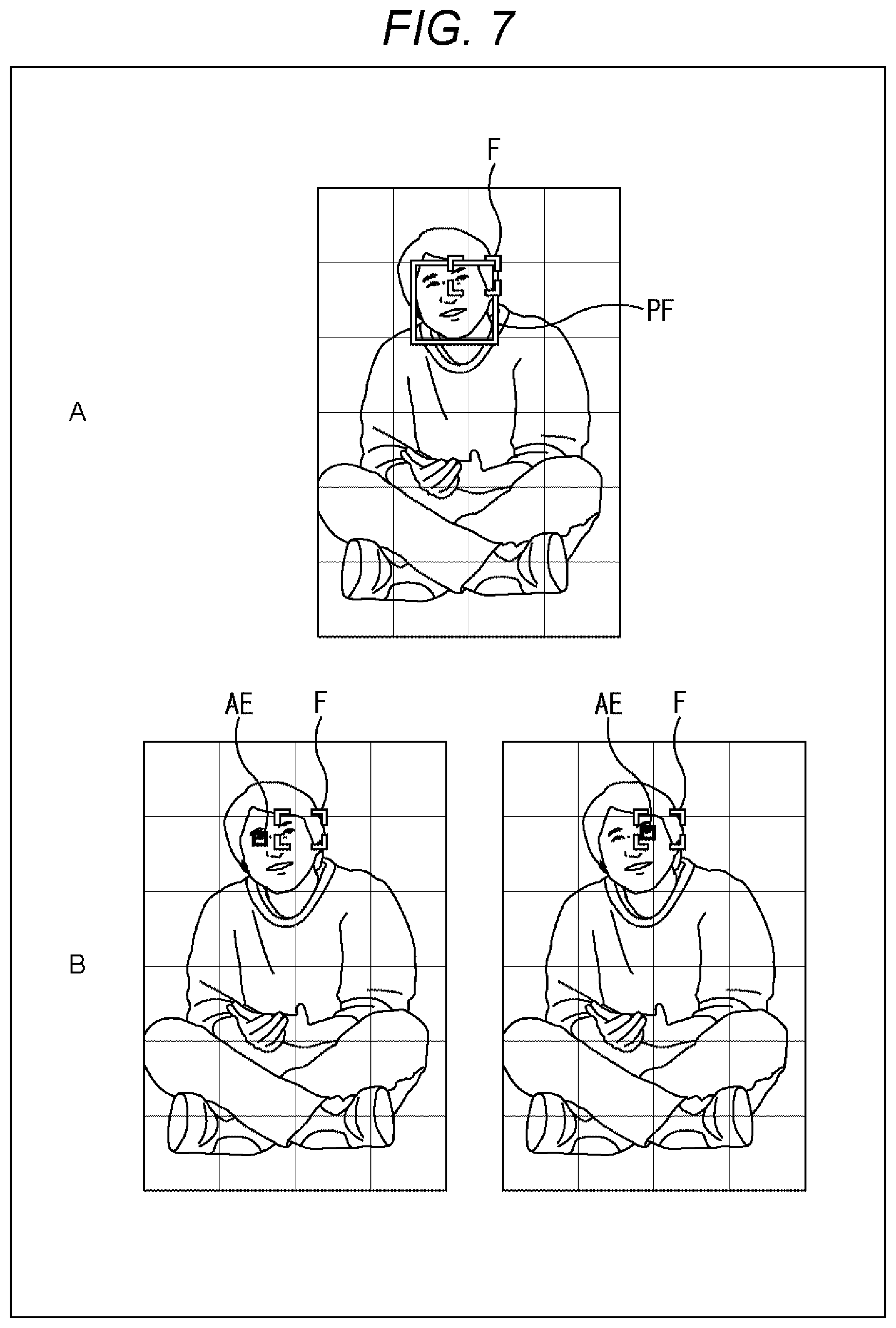 Patent US12120420 Figure 7 – Imaging device, imaging method, and program