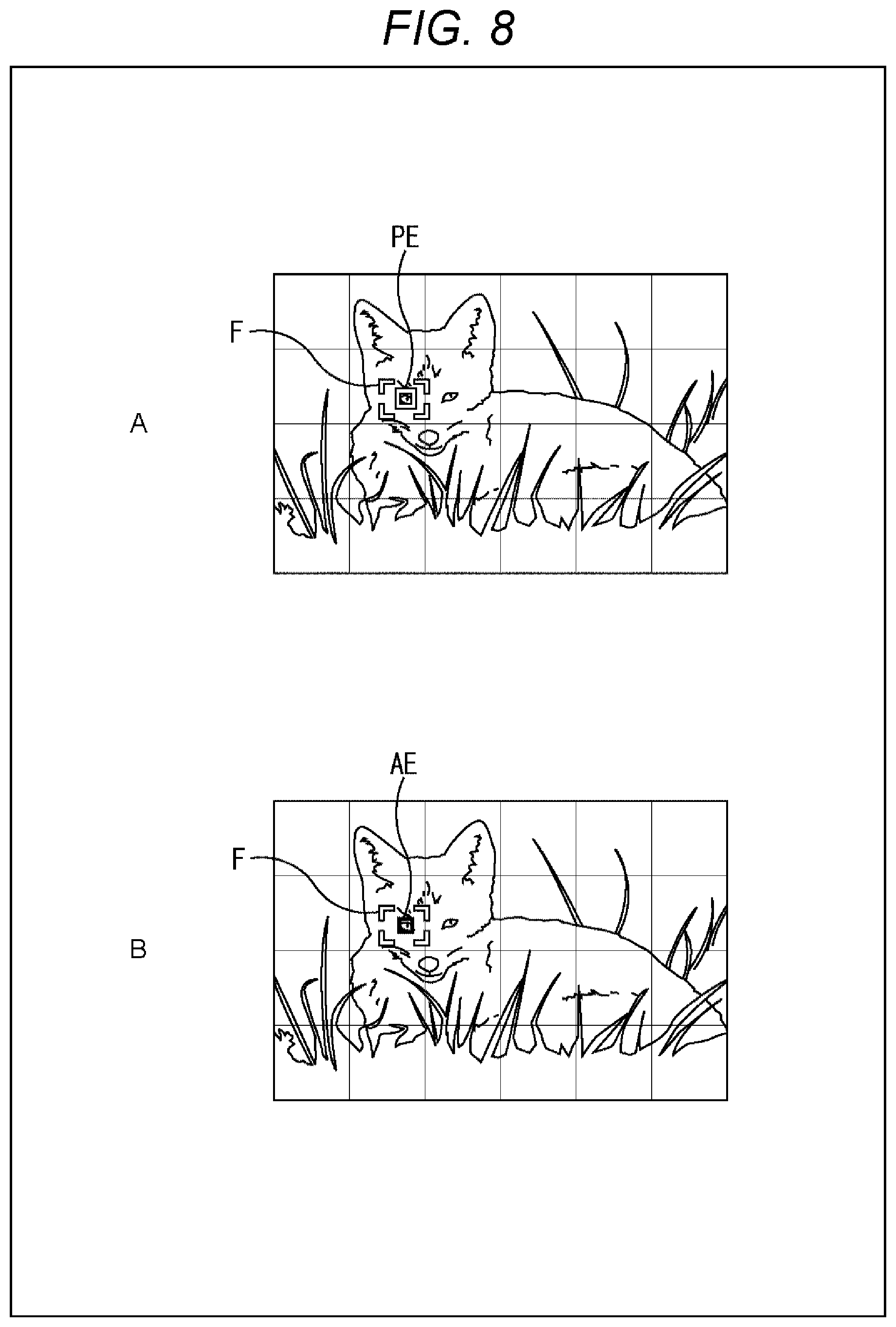 Patent US12120420 Figure 8 – Imaging device, imaging method, and program